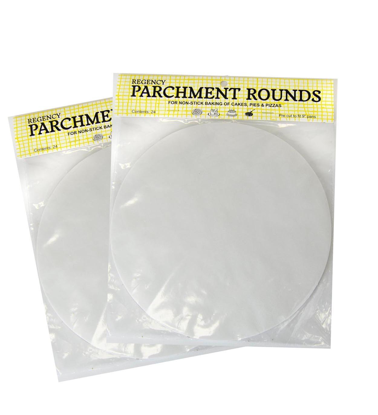 Regency Parchment Rounds 9'' - 48 Pack