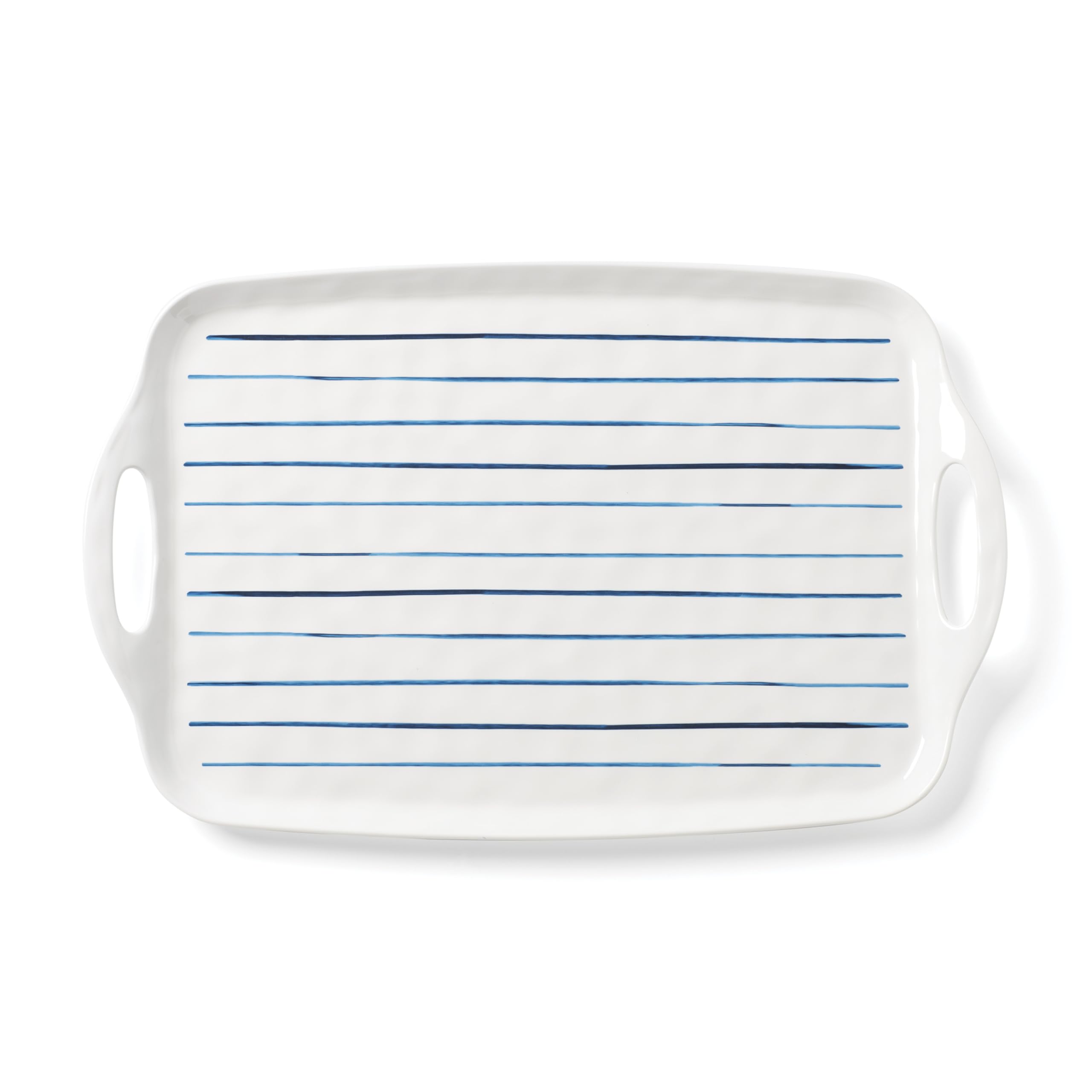 Lenox 895239 Blue Bay Melamine Handled Platter, Lightweight Melamine Material