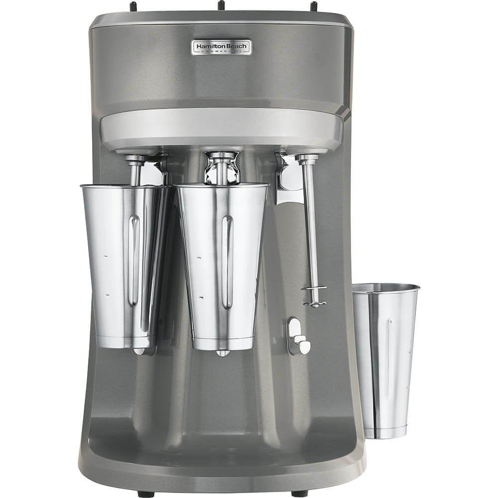 Hamilton Beach Hmd400 120V Triple Spindle Commercial Drink Mixer, Grey
