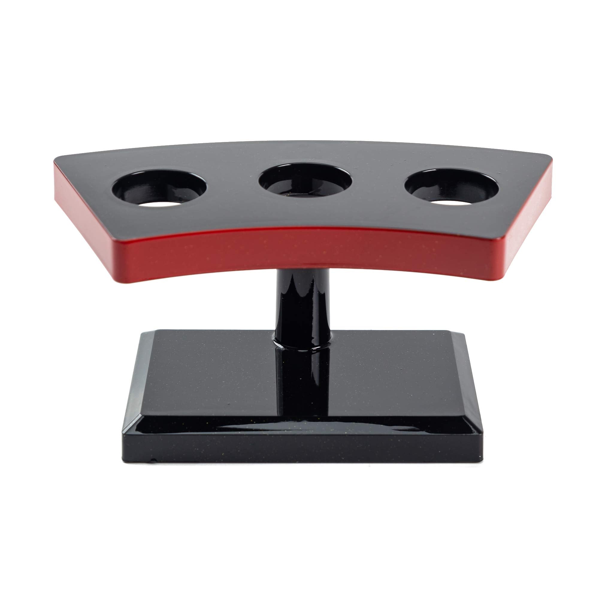 Asian Home Japanese Style Temaki Sushi Roll Holder With Three Compartments Holes, Kitchen Dining Decor Display Stand, Restaurant