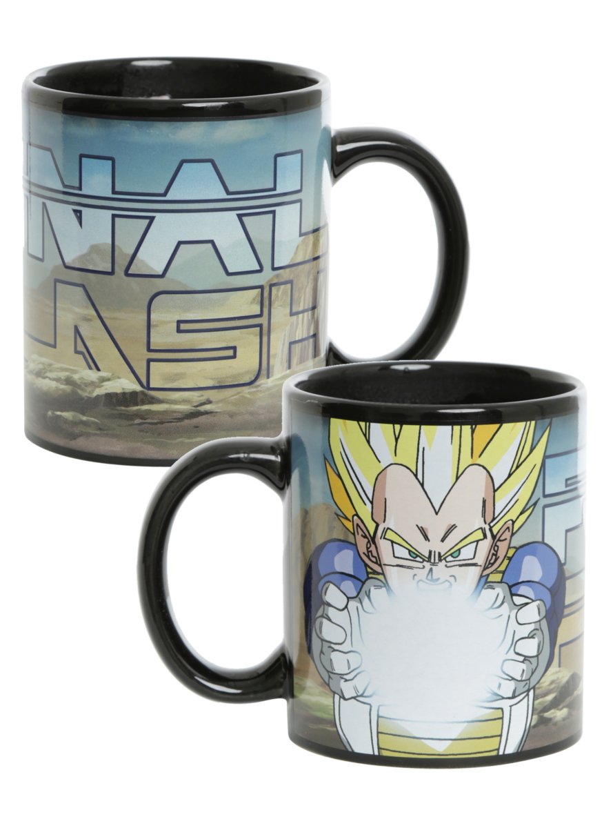 Dragon Ball Z Vegeta Final Move Heat Reveal Mug