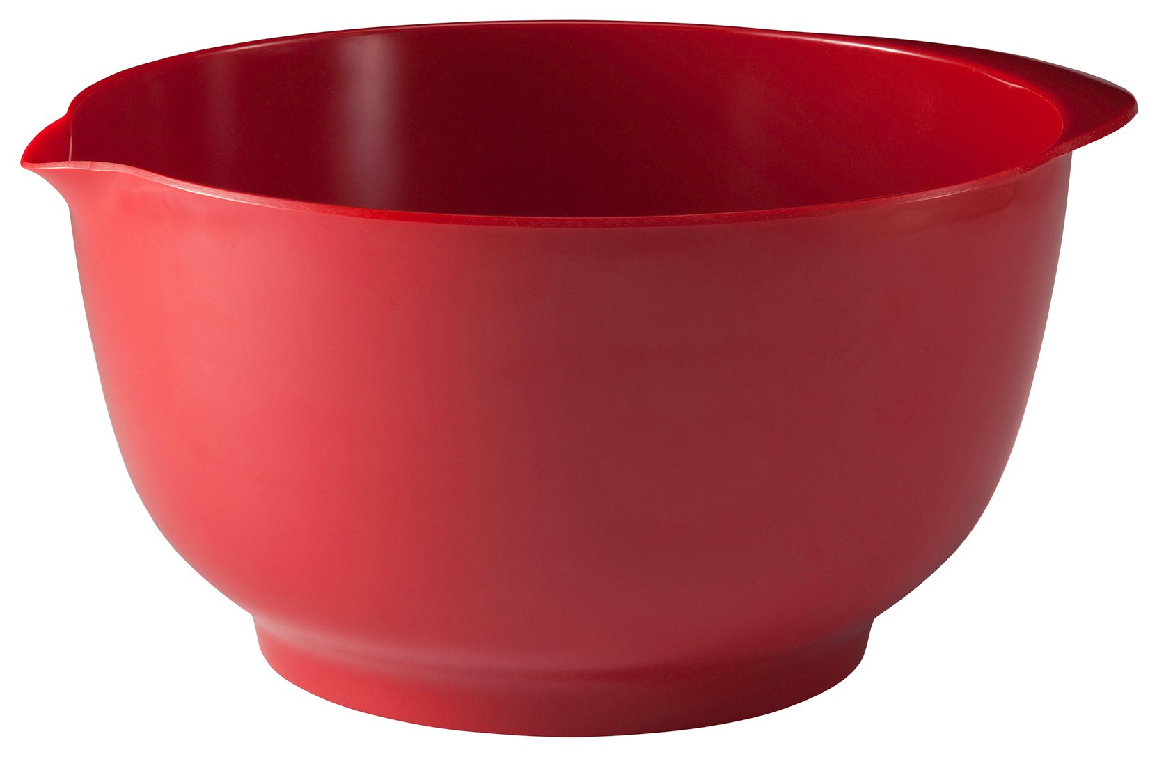 Hutzler Melamine Mixing Bowl Set - 2, 3 & 4 Liters, Red, Model 3234RD