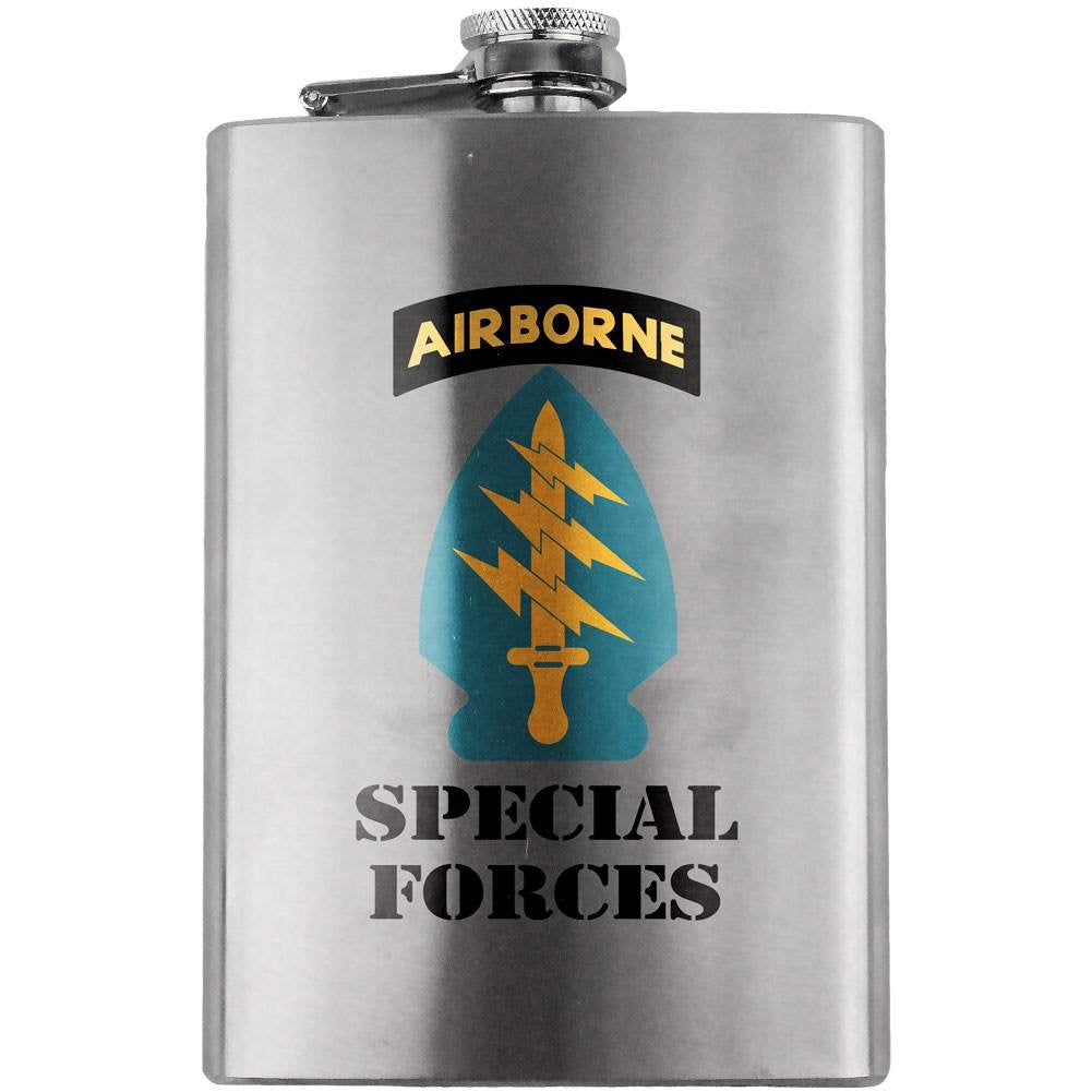 Army Special Forces Full Color 8oz. Flask