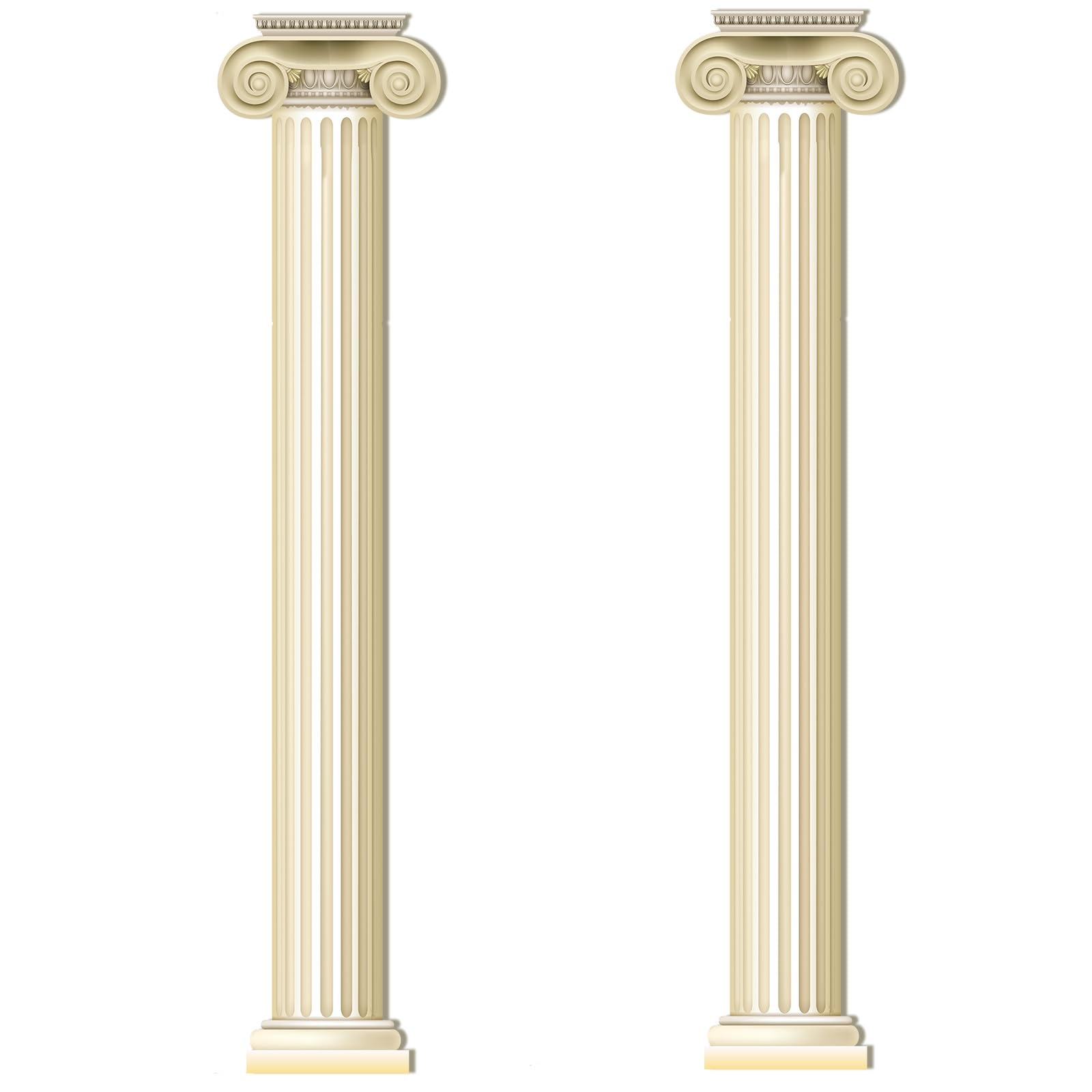 Honoson 2 Pcs Greek Wall Decoration Greek Columns and Pillars Cutouts Party Decorations Mythology Ancient Cut Out Decor for Birt