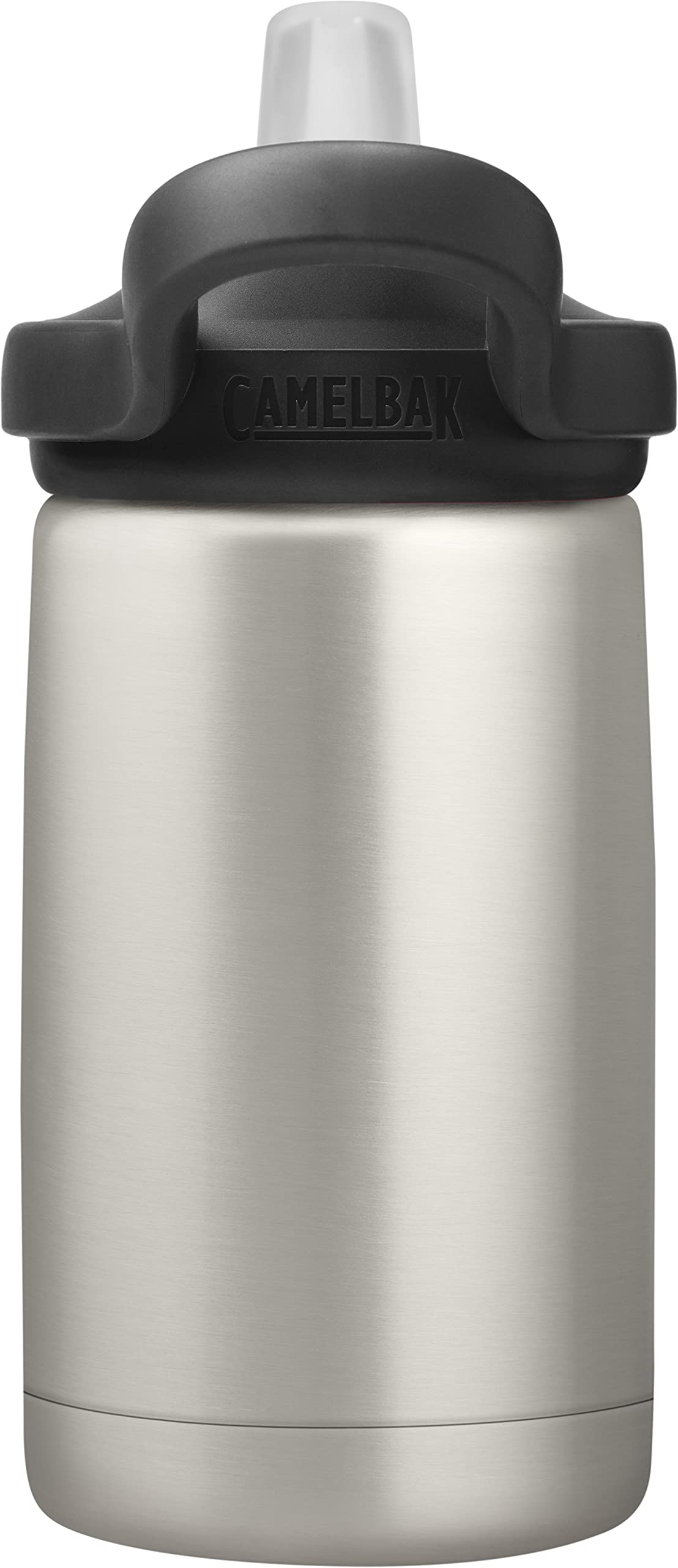 CamelBak Eddy+ Kids Bite Valve Straw Insulated Stainless Steel Water Bottle Sharks of the World, 12oz
