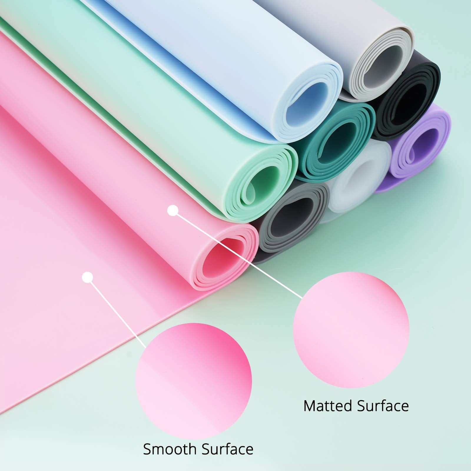 Gartful Silicone Mats For Countertop - Thicker, 28'' By 20'' Extra Large Multipurpose Mat, Counter Table Protector, Desk Saver P