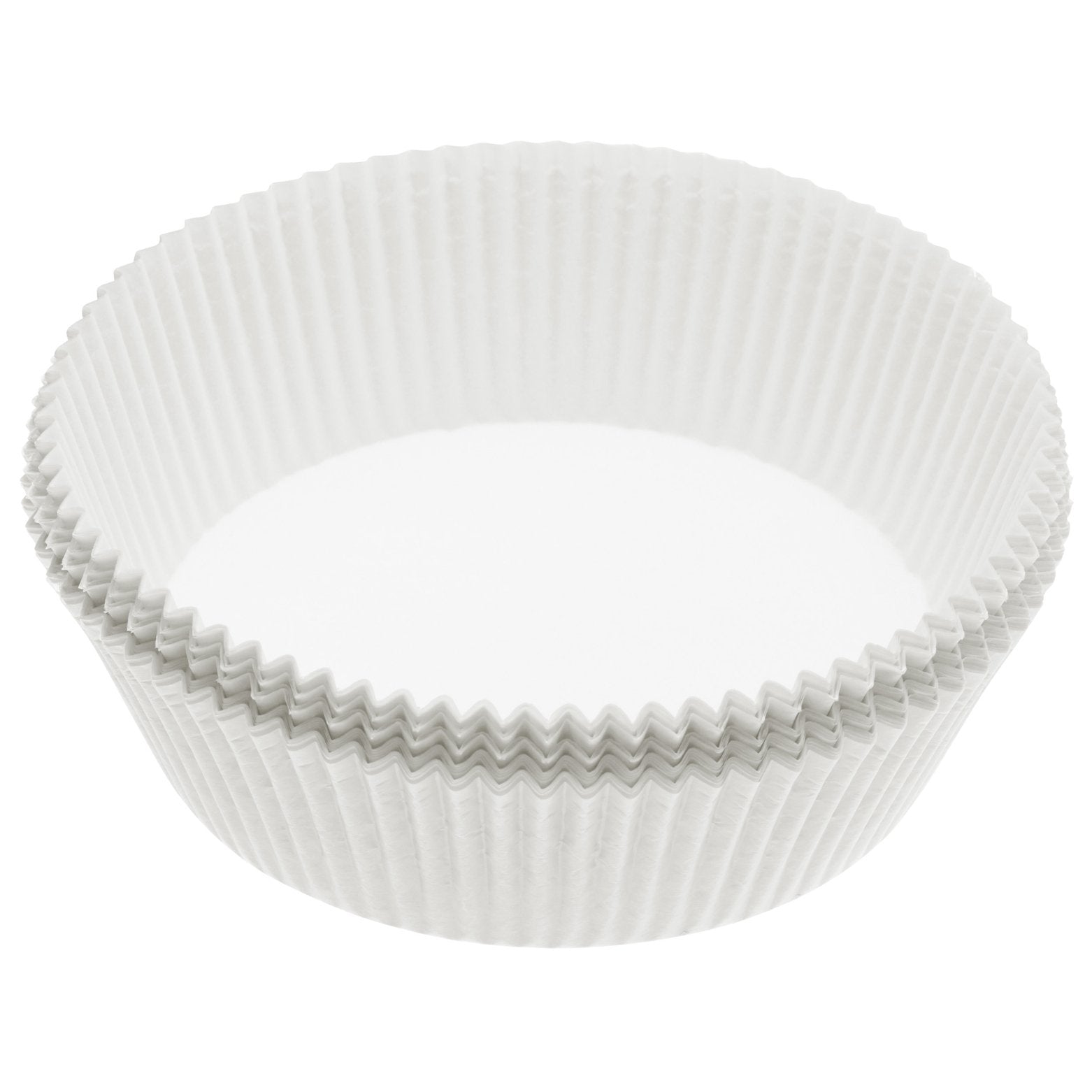 KitchenCraft Cake Tin Liners 8 inch Round, Non Stick, Ideal for Fruit Cakes and Sponges, 20 cm, Pack of 40 Liners, White