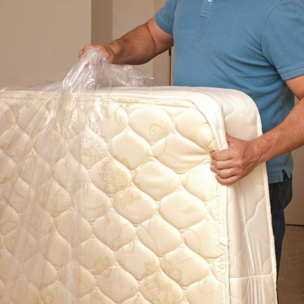 Topsoon Mattress Bag For Storage Mattress Disposal Bag King/Queen Size Clear