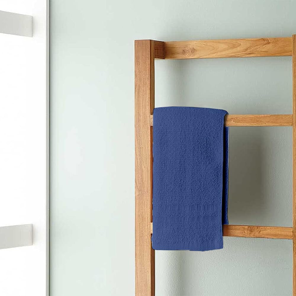 TOALLA 100% Cotton Washcloth 60 Pack700 GSMSoft Washcloth for FaceWashcloth Bulk PackWashcloth for Body and FaceHighly AbsorbentFingertip TowelWashcloth for Bathroom12 x 12 IncheRoyalBlue