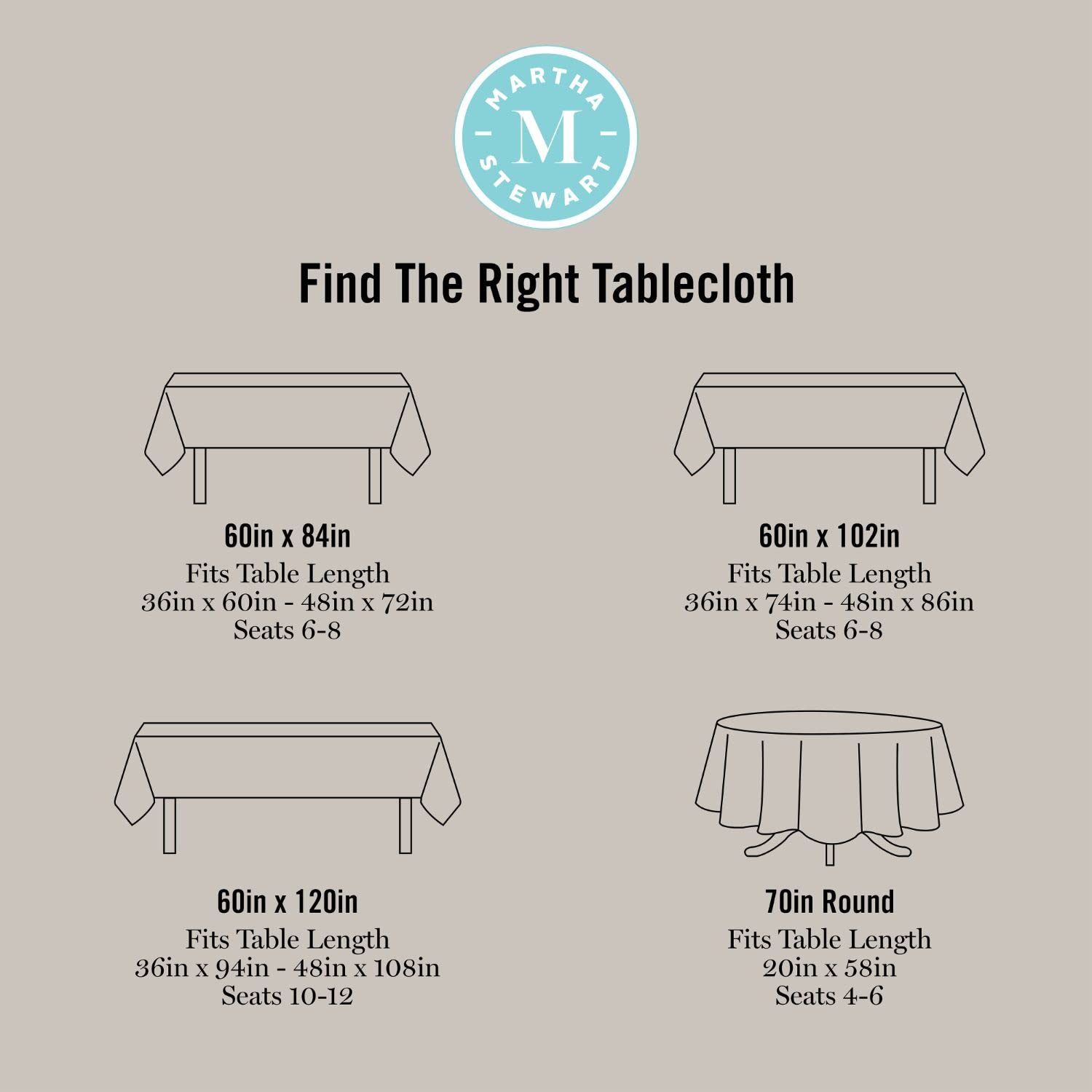 Martha Stewart Lots Of Lemons Tablecloth Single Pack, White/Yellow, 60''X120''