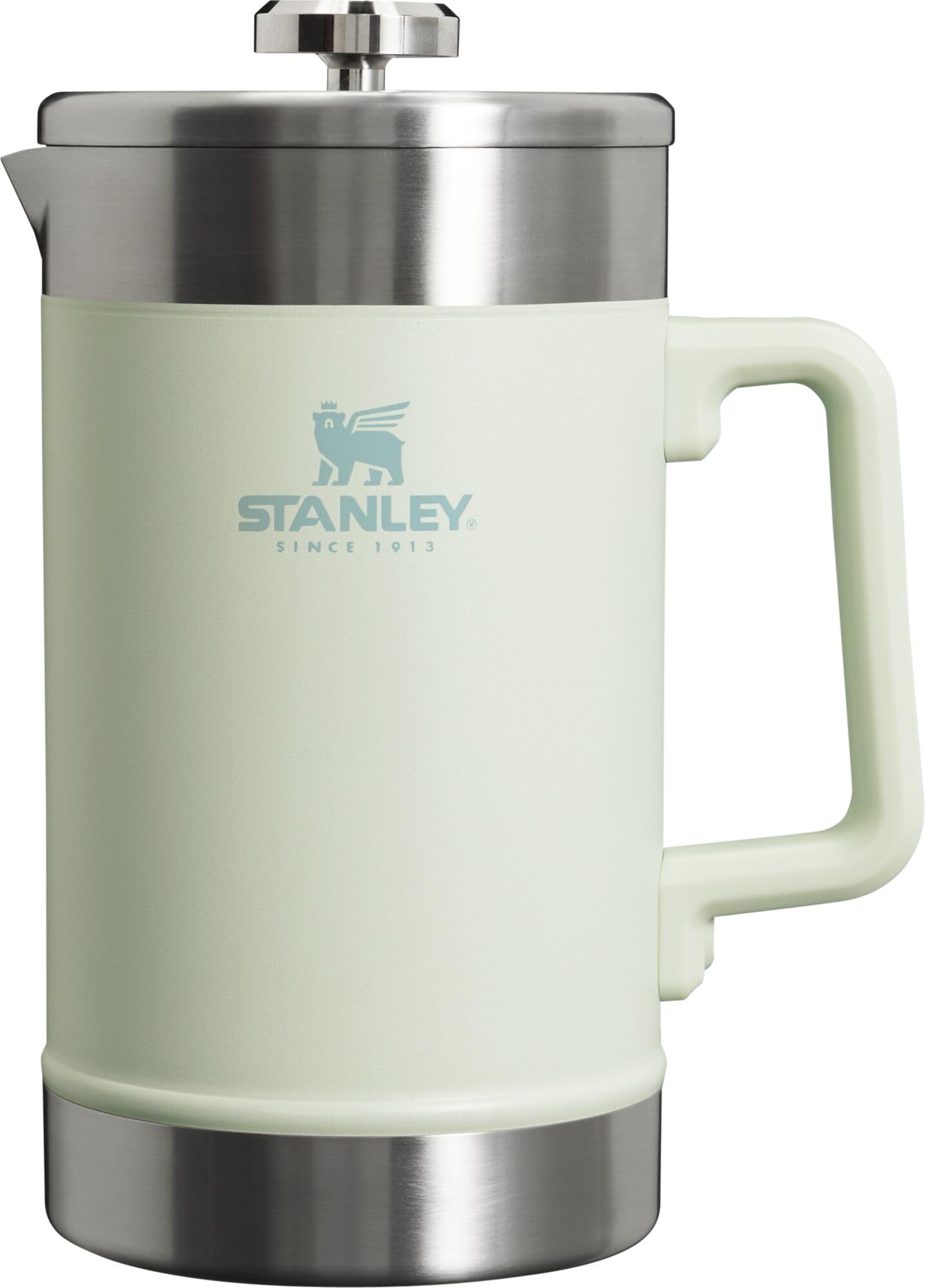 Stanley French Press With Double Vacuum Insulation, Stainless Steel Wide Mouth Coffee Press, Large Capacity, Ergonomic Handle, D