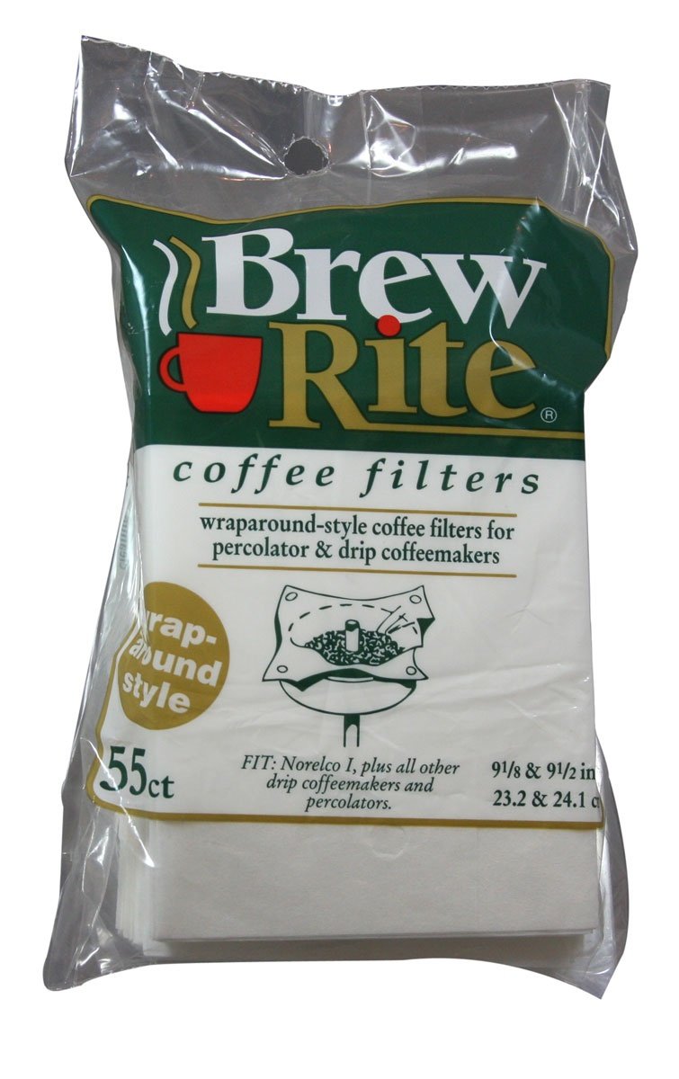 Brew Rite Rockline Wrap Around Percolator Coffee Filters (Pack of 3)