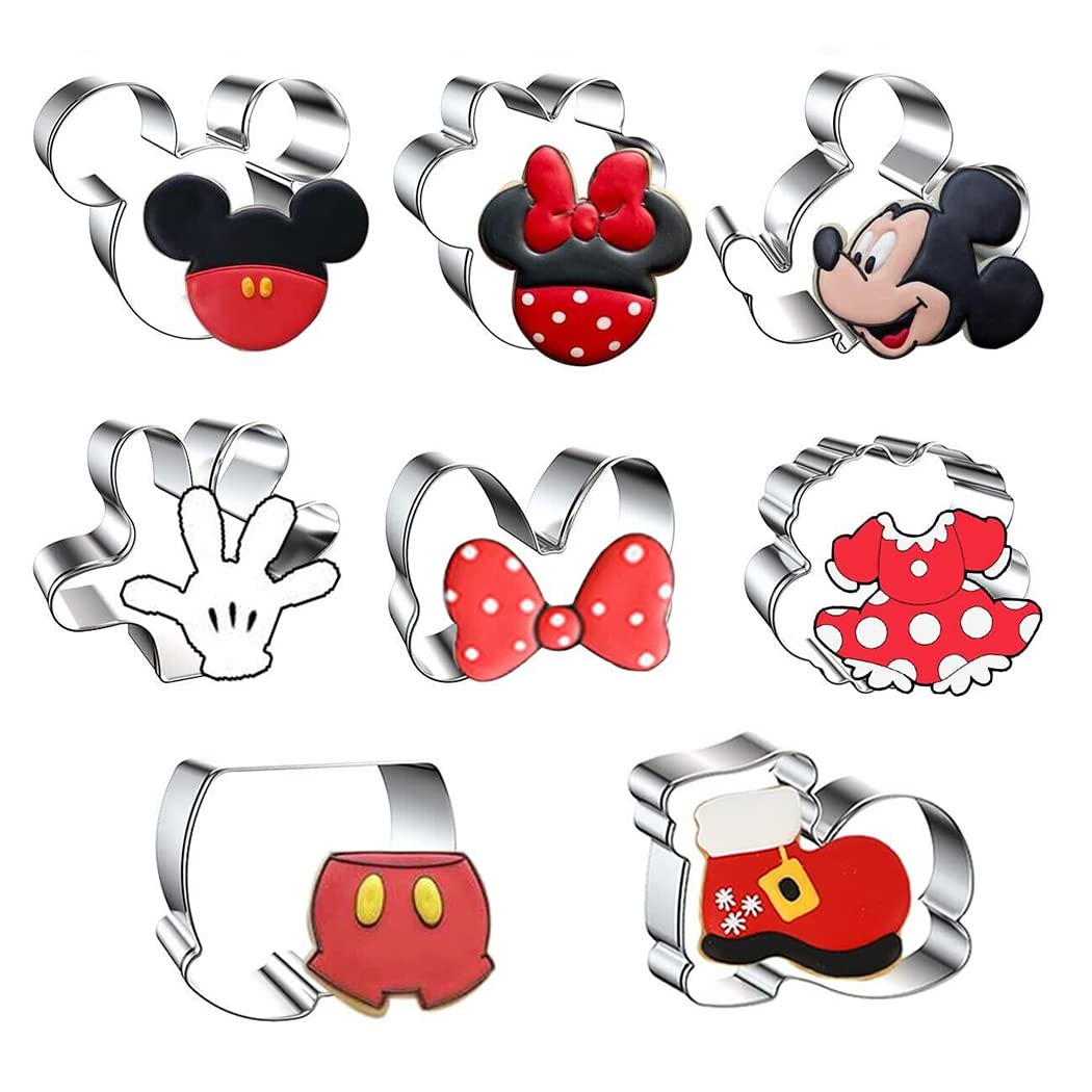 Mouse Cookie Cutter Sandwich Cutters Mickey Cutters For Kids Diy Lunchbox Bento Box Fruit Cutters Vegetable Cutters For Children