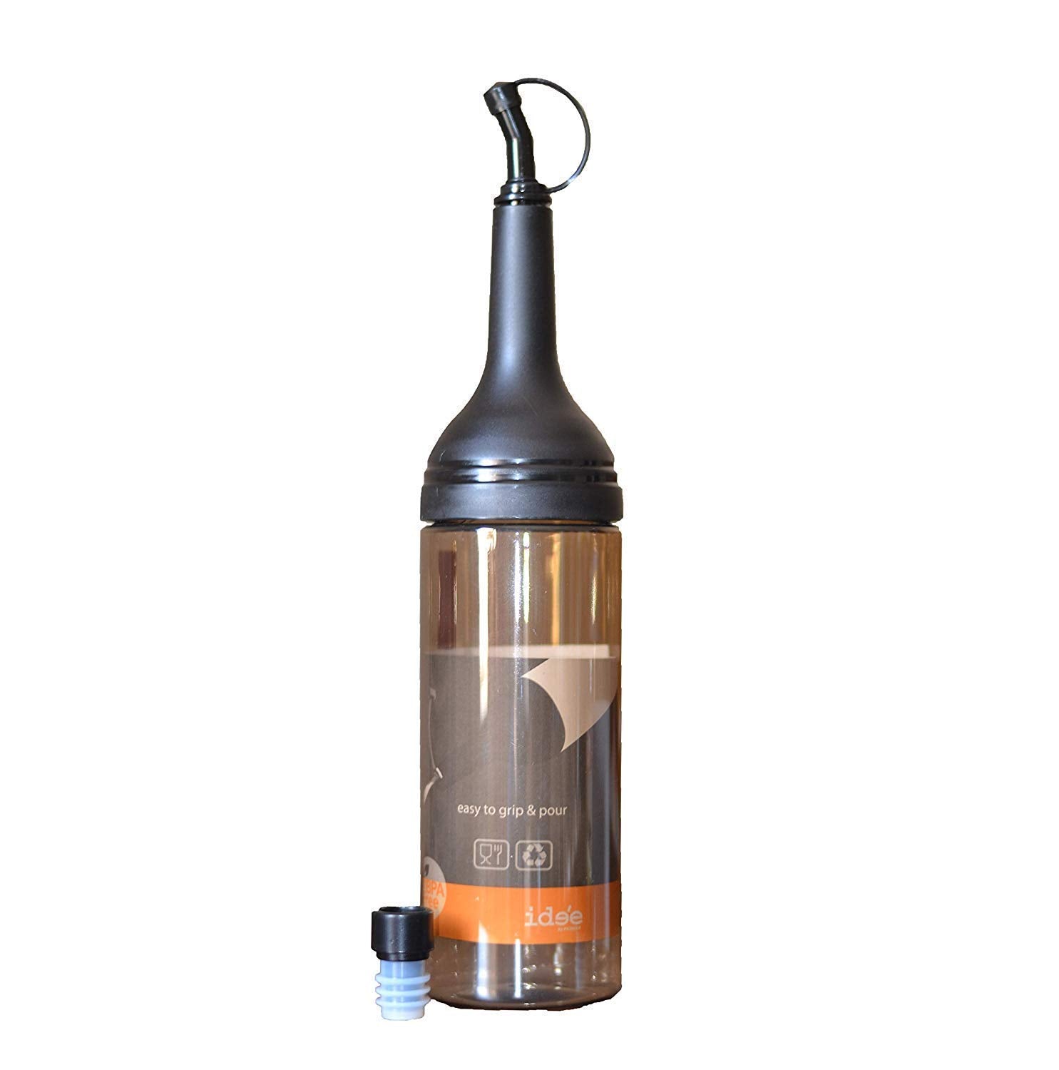 Chidakash 1 Piece Oil Bottle For Kitchen 1000 Ml, Leakproof Durable Plastic Cooking Olive Oil, Vinegar, Soya Sauce Bottle Dispen
