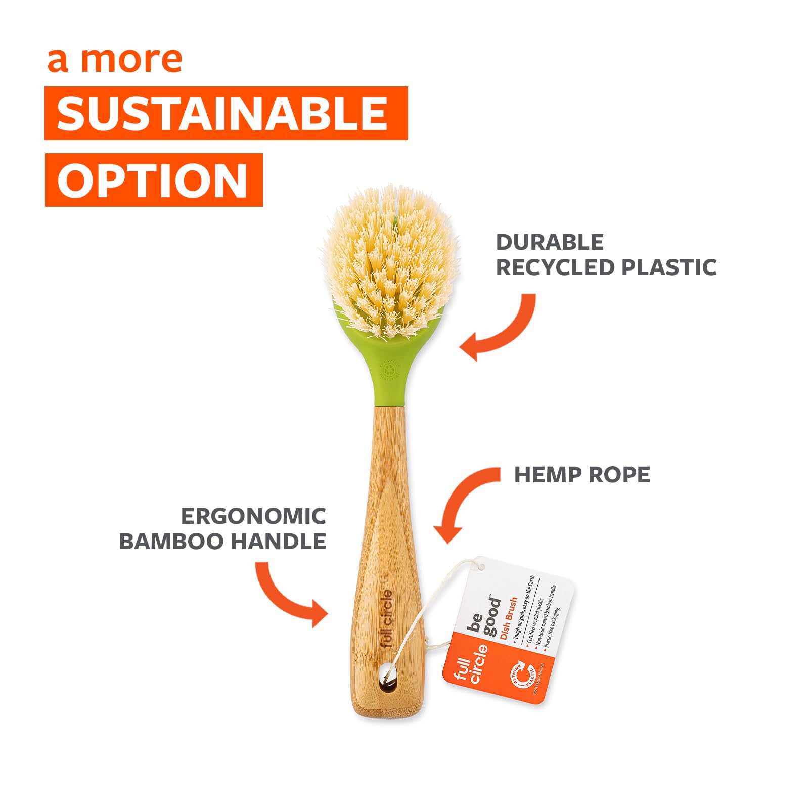 Full Circle Fc10108 Be Good Dish Brush