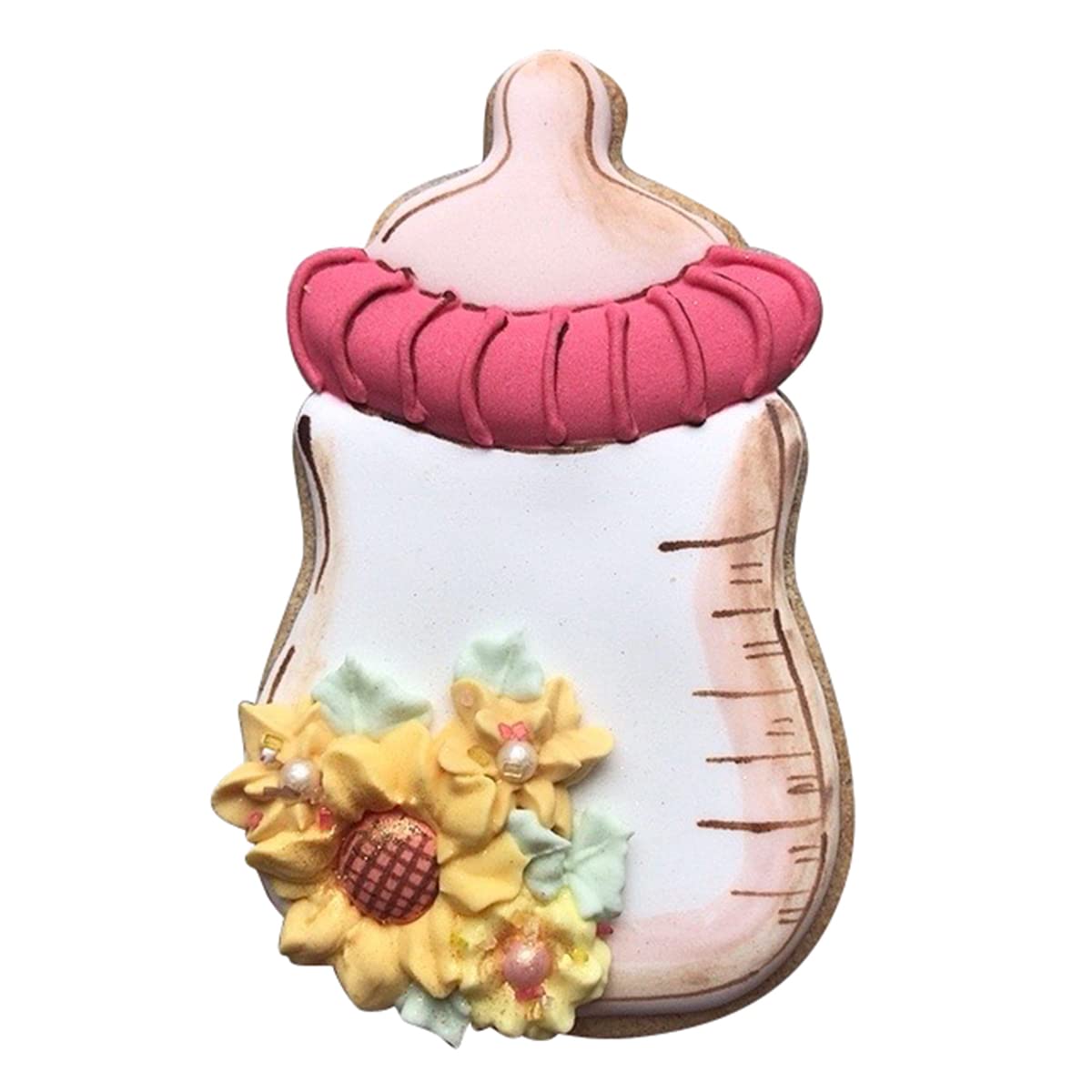 Liliao Bottle Cookie Cutter For Baby Shower - 2.8 X 4.8 Inches - Stainless Steel