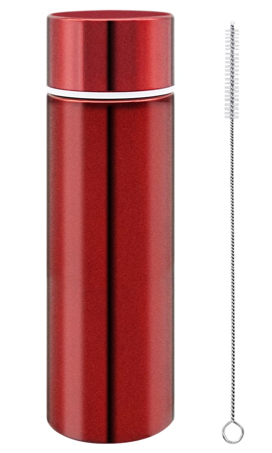 5oz Mini Water Bottle, Small Insulated Stainless Steel Purse Water Bottle, Small Leakproof Pocket Water Bottle with Straw Clean