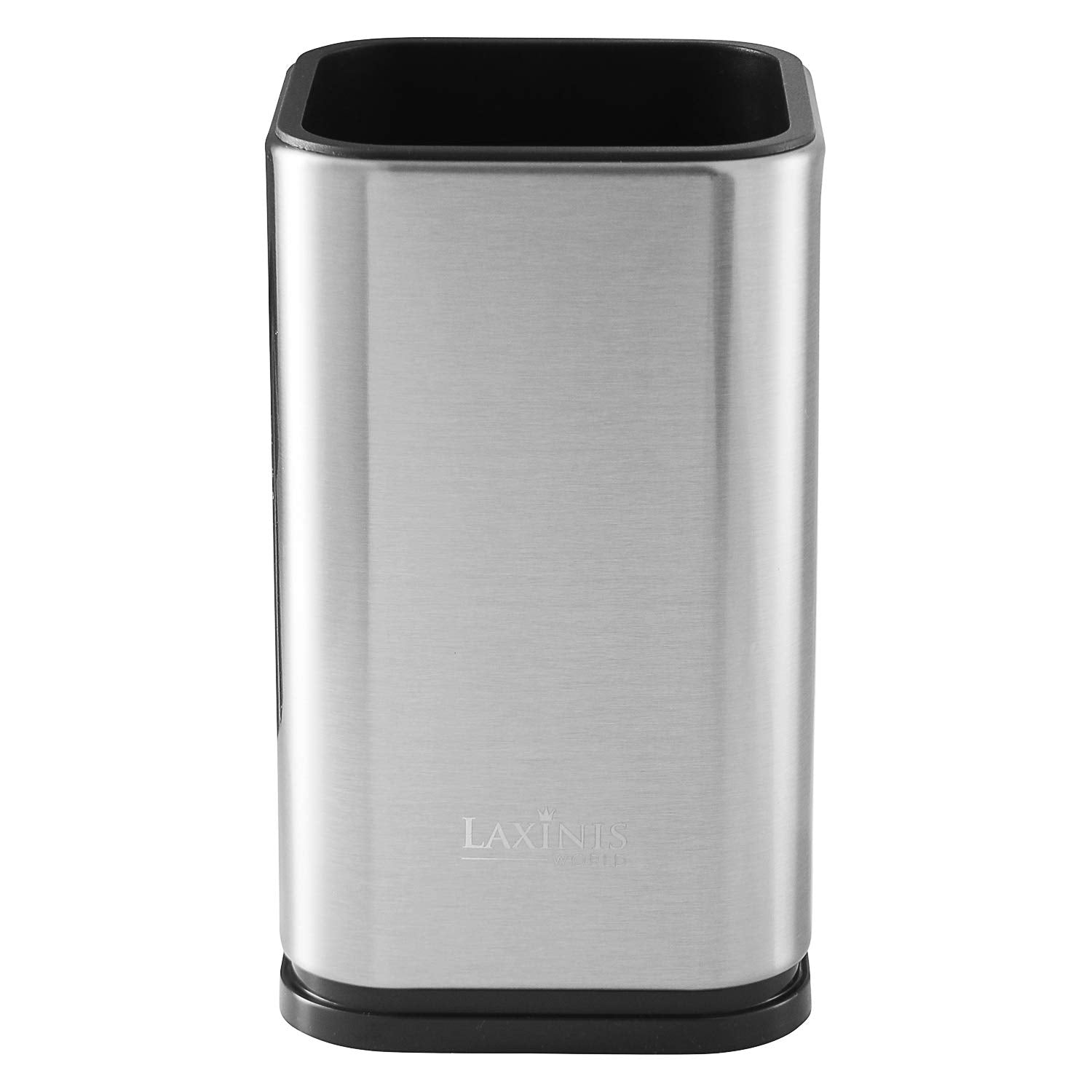 Stainless Steel Kitchen Utensil Holder, Kitchen Caddy, Utensil Organizer, Modern Rectangular Design, 6.7    By 4    (Utensils No