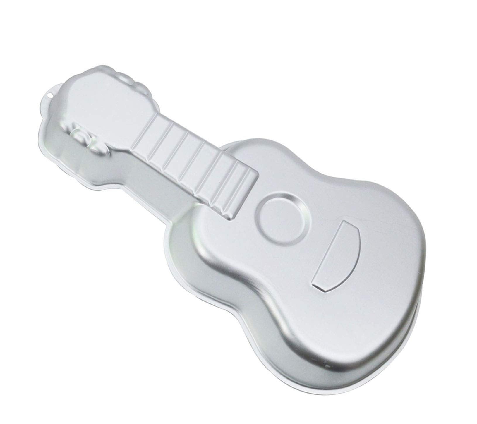Zdywy 16.5 Inch Guitar Shaped Aluminum 3D Baking Mould Cake Mold Tin Birthday Cake Pan - Guitar