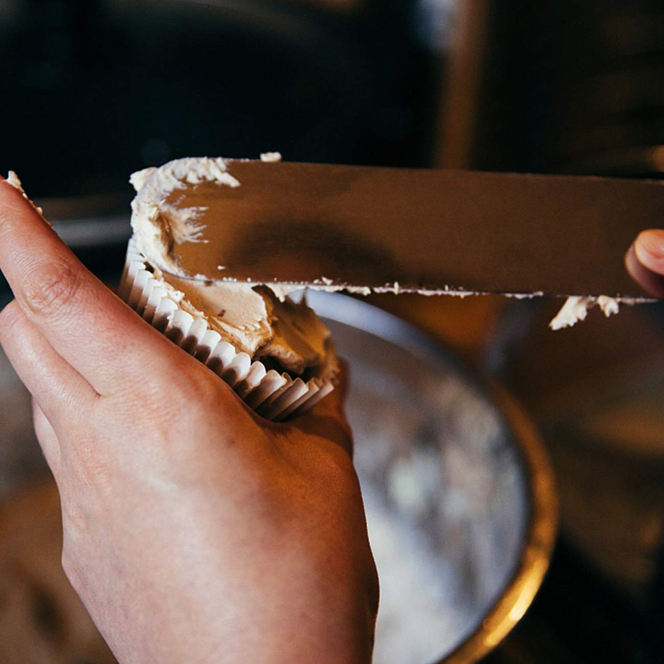 Acronde 4Pcs Straight Cake Icing Spatula Set 4    6    8    10    Professional Stainless Steel Cake Decorating Frosting Spatulas