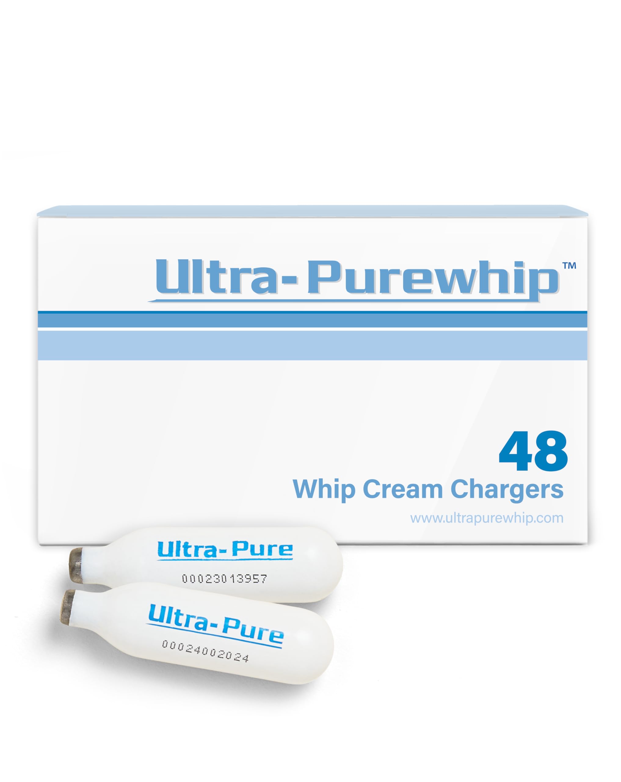 Ultra-Purewhip Whipped Cream Chargers | Whipped Cream Cartridges For Whipped Cream, Desserts & Cocktails | Fits With Any Standar