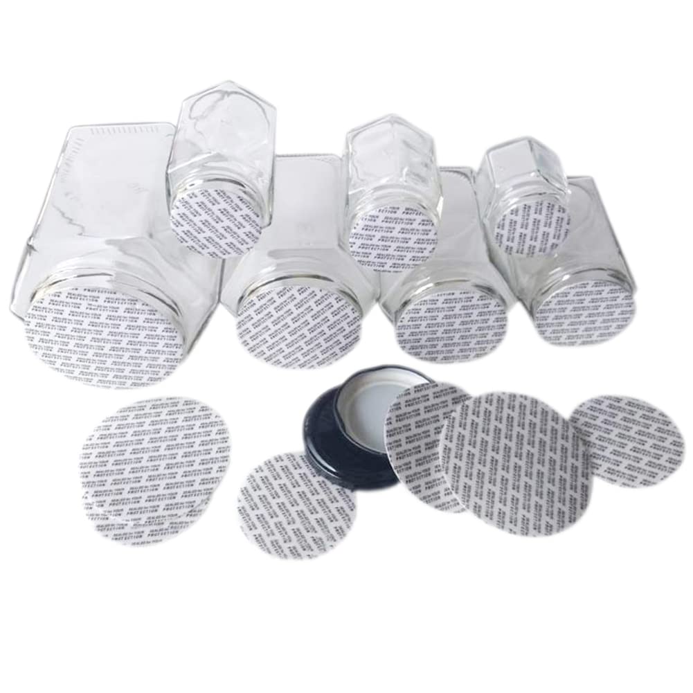 Nanshine 500Pcs 20Mm/ 0.79'' Pressure Activated Seals Cap Liners Foam Sealing Inserts For Glass & Plastic Jar Bottles Containers