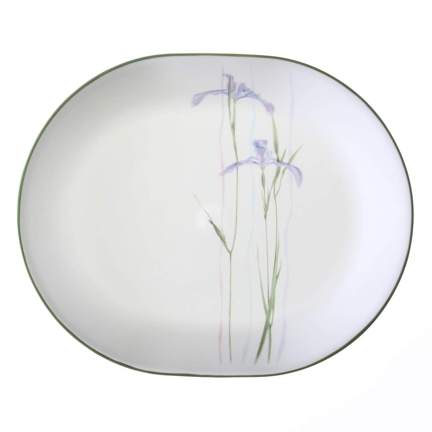 Corelle Impressions 12-1/4-Inch Serving Platter, Shadow Iris