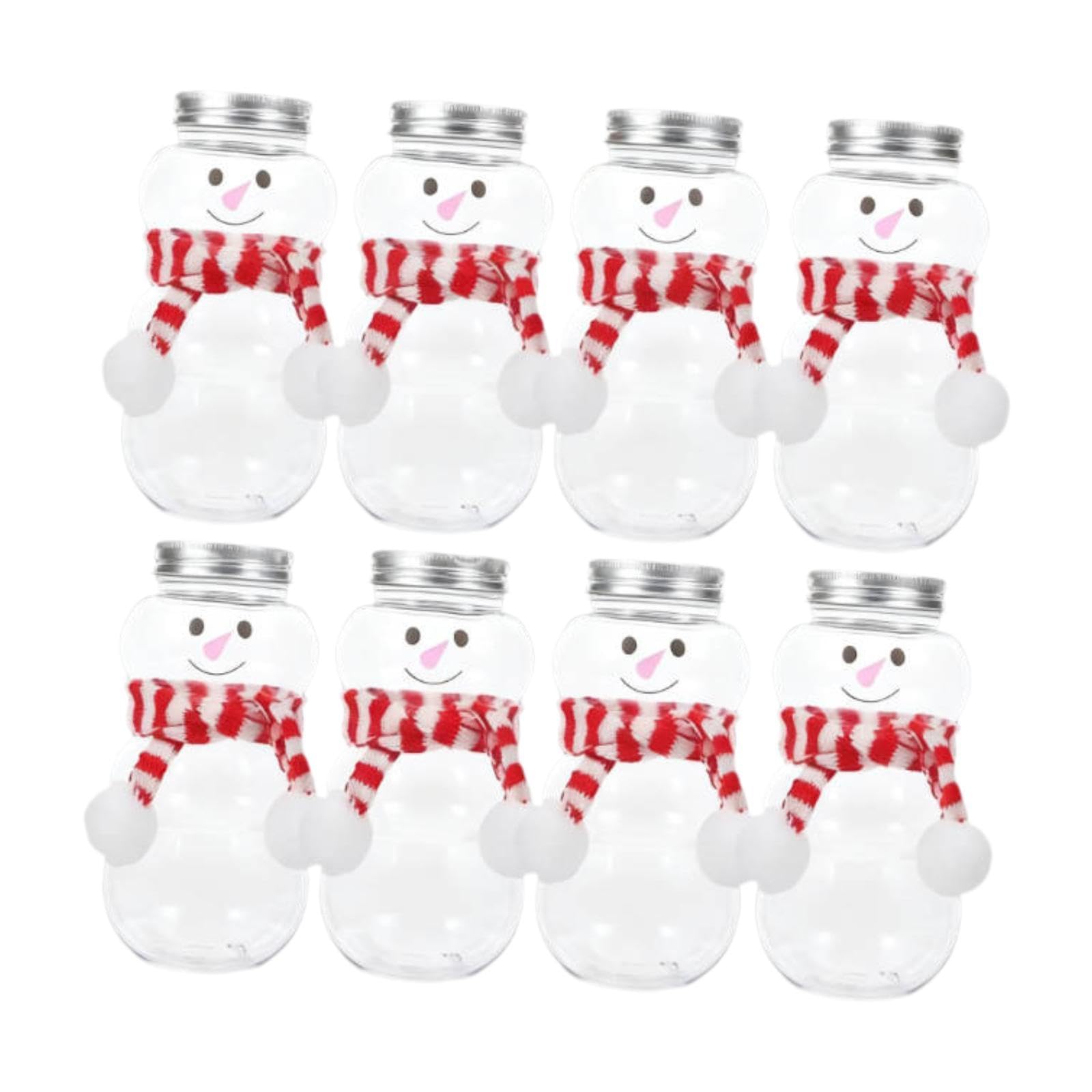 Heavenglow 8X Snowman Bottles Water Bottles For Party Favors Coffee Red White | Kitchen Storage & Organization | Kitchen, Dining