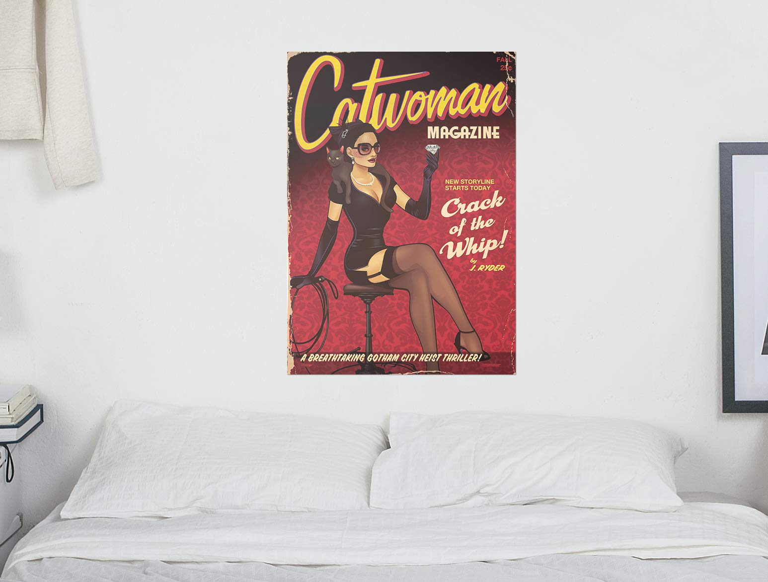 Mightyprint Dc Comics - Bombshell Catwoman - Justice League - Durable 17    X 24 Wall Art - Not Made Of Paper - Officially Licen