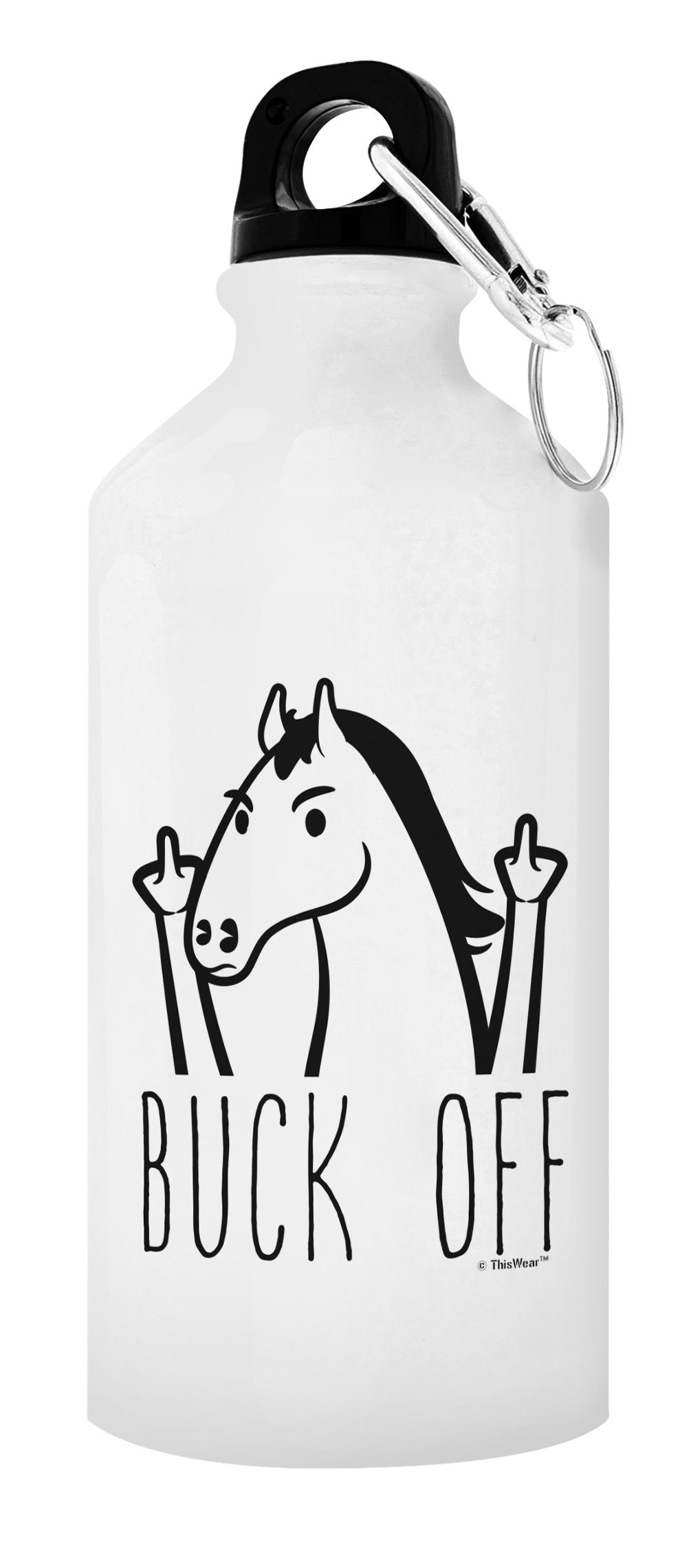 Horse Lovers Gifts Buck Off Funny Horse Gifts Equestrian Gifts Horse Water Bottle Horse Accessories Horse Gift Aluminum Water Bo