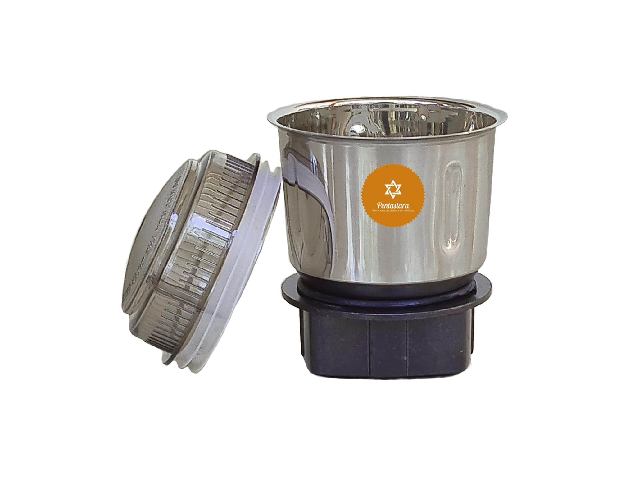 PENTASTARA Mixer Grinder Small(Chutney) Jar ForMoulinex Mixer Square base Type models (400ml capacity)..