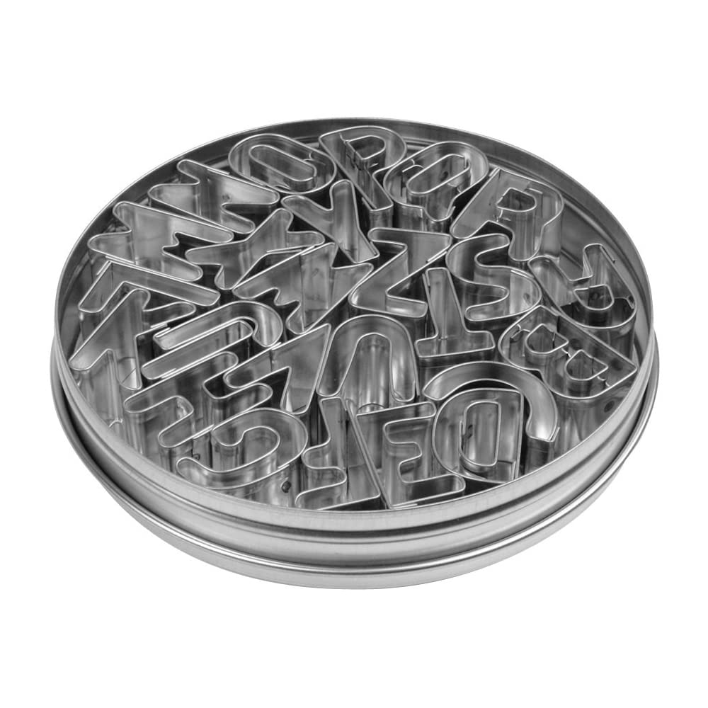 Ateco, 6949 Alphabet Letters-1'', Stainless Steel