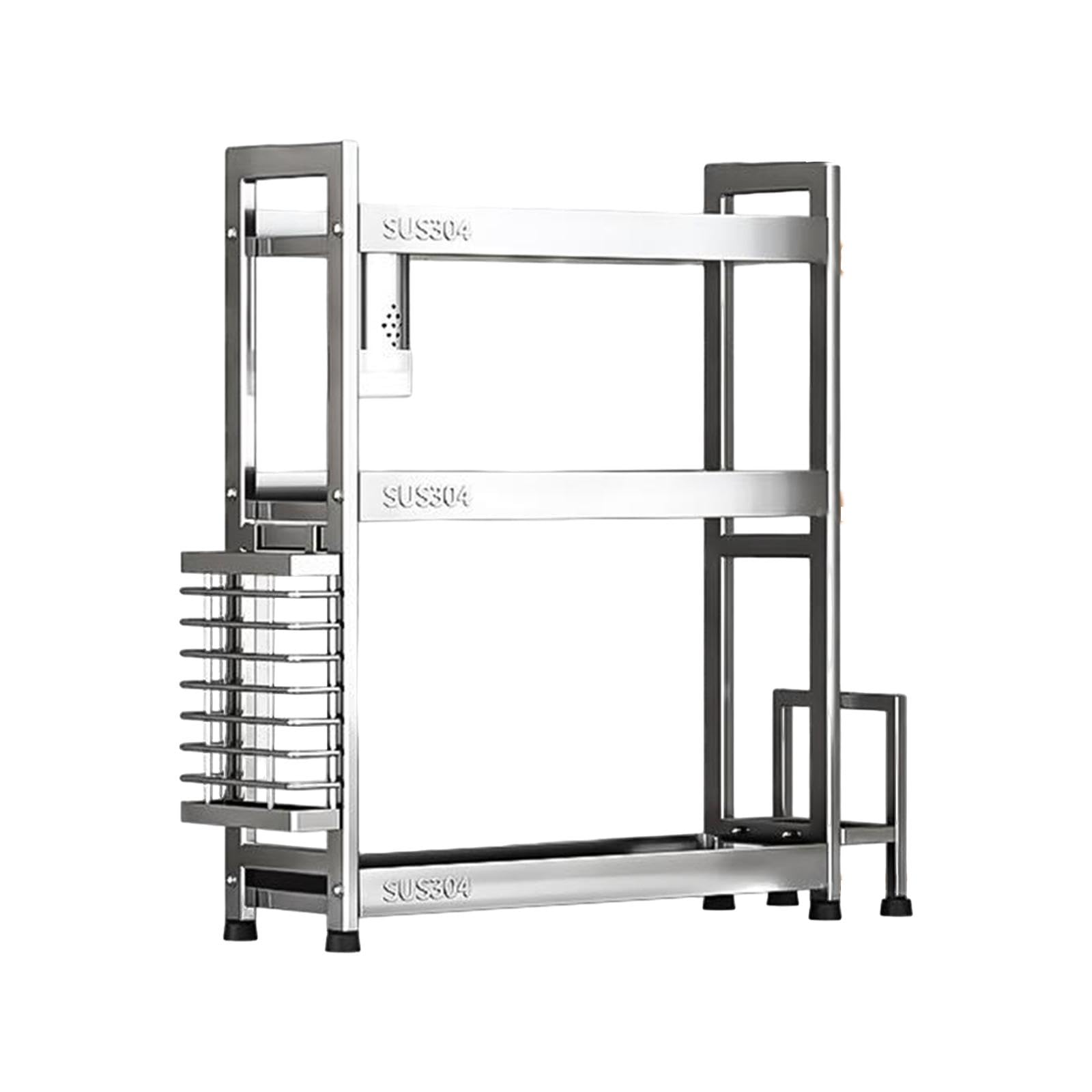 Myaddiction Spice Rack Organizer Storage Rack For Countertop For Restaurant Kitchen Home 40Cm