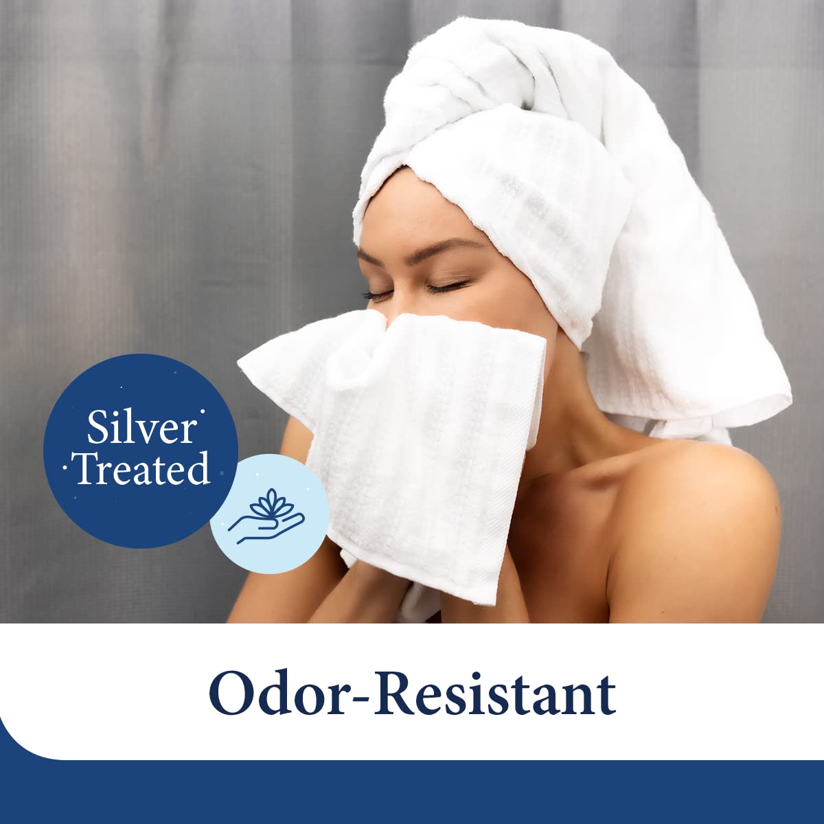 Cosy House Collection Luxury Rayon Derived From Bamboo Blend 2-Pack Towel Set - Ultra Soft, Absorbent And Quick Drying - Plush C