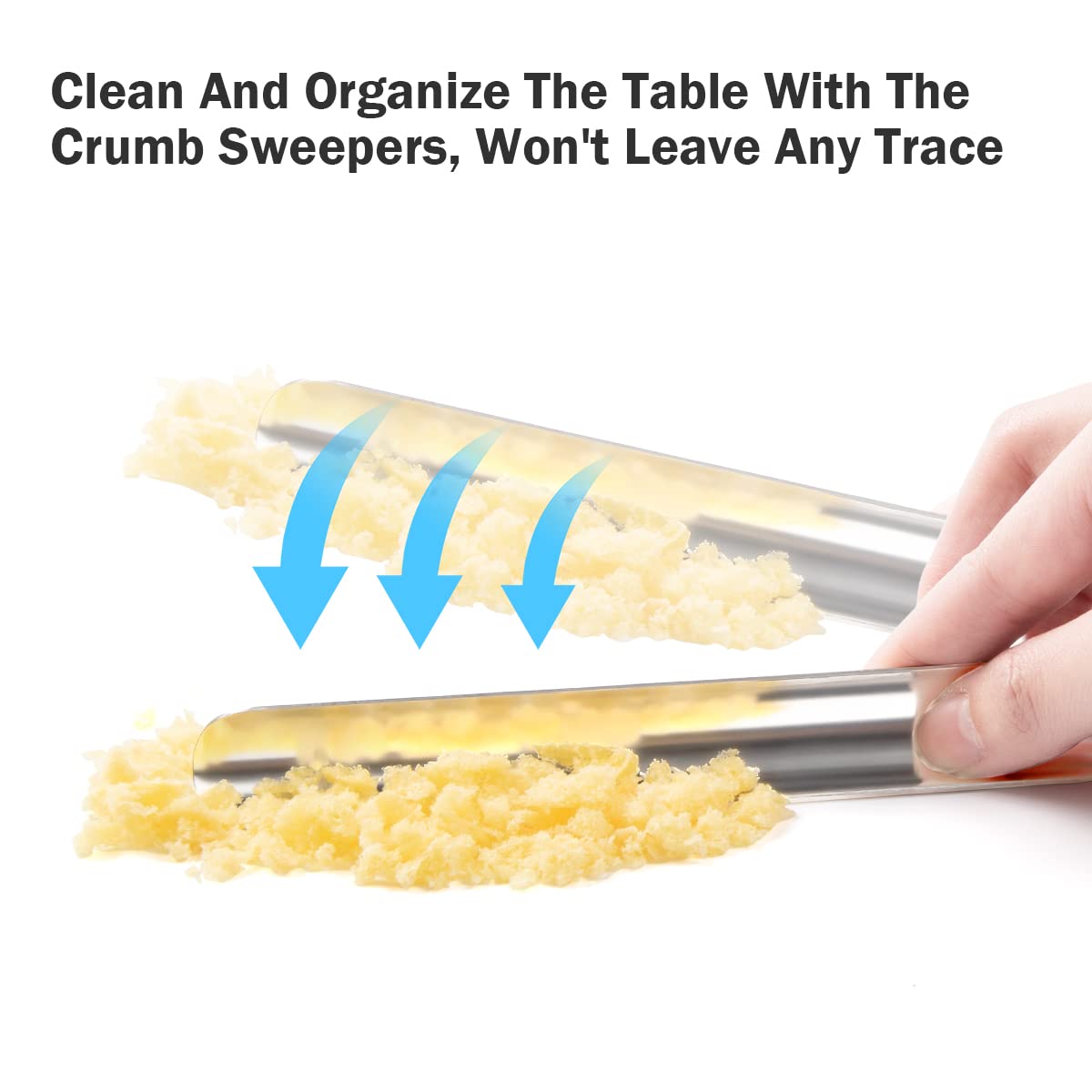 Crumbers For Servers, Restaurant Crumb Sweepers, Stainless Steel Crumb Cleaner, Stainless Steel Crumb Scraper, Stainless Steel T
