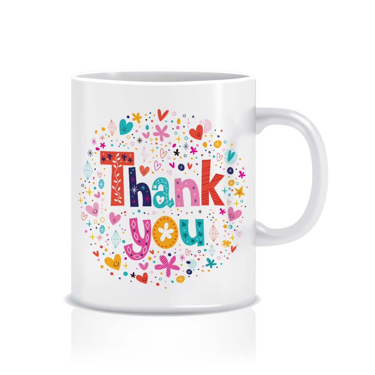 SCPmarts Create Your Desire Thank You Theme Printed Coffee Mug Thank You Coffee Mug Theme 2