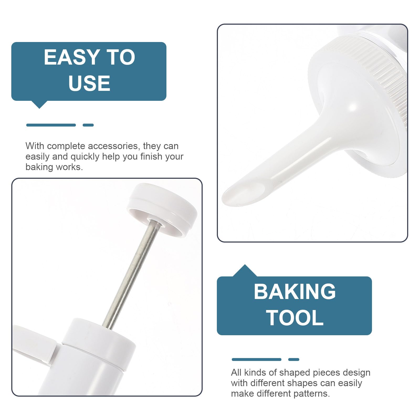 1 Set Dessert Decorating Set Icing Dispenser Cupcake Filling Injector With Icing Nozzles Dessert Cream Piping Nozzles Kits For C
