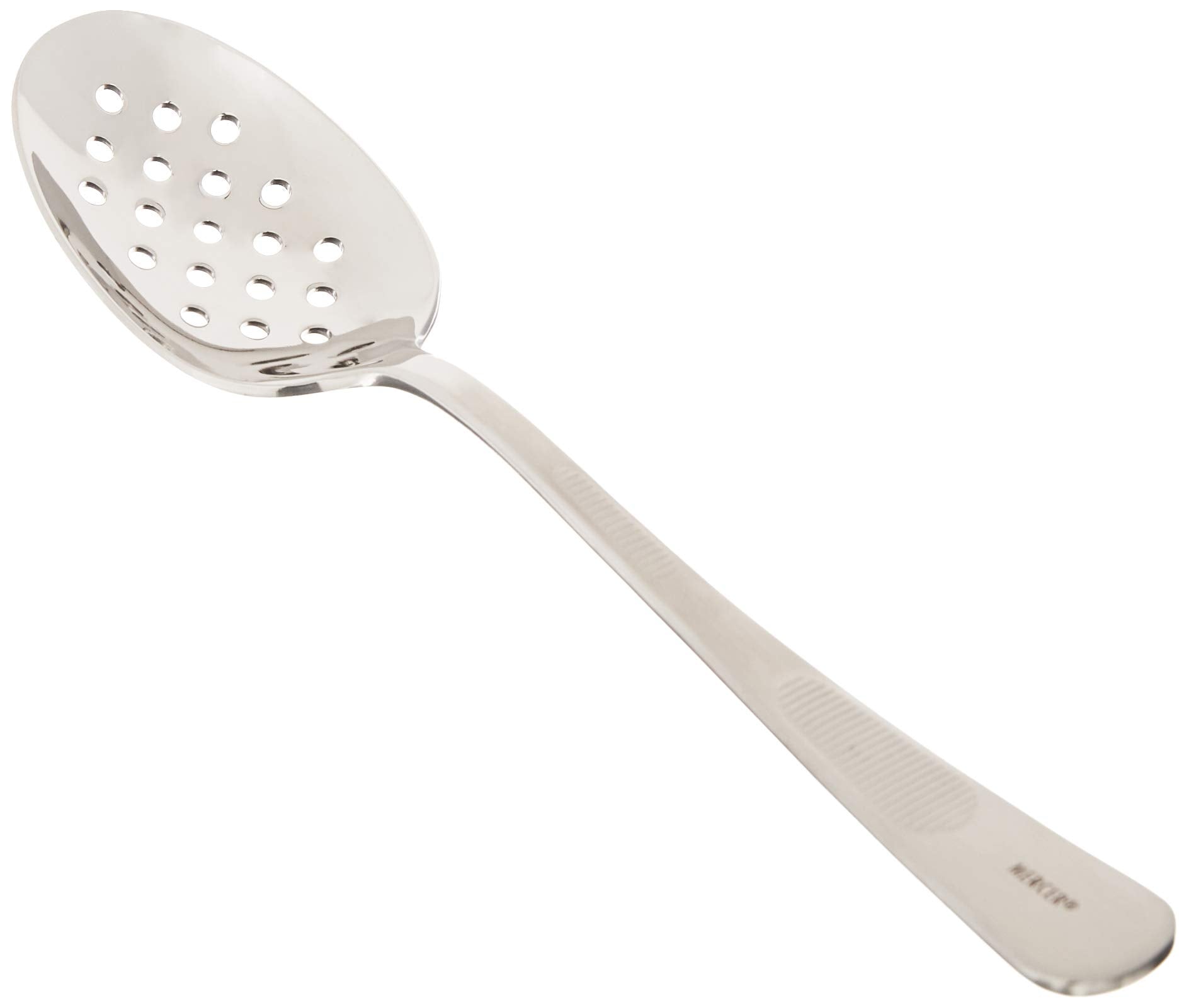 Mercer Culinary 7-8 Inch, Silver Plating Spoon, Perforated Bowl, 7 7-8-Inch, 7 7-8''