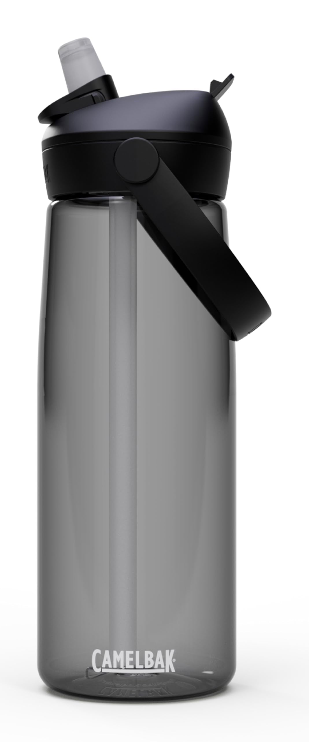 CamelBak Thrive Flip Straw Tritan Renew Water Bottle Charcoal, 25oz