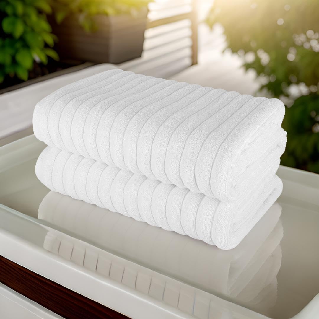 Classic Turkish Towels Ctt Premium Jumbo Bath Sheets 2 Pack, 100% Turkish Cotton, Absorbent & Ultra Comfy Bath Towel Sheets For