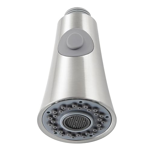 Pull Down Faucet Spray Head  Angle Simple Kitchen Sink Faucet Sprayer Head Nozzle Pull Out Hose Sprayer Replacement Part Faucet Head Kitchen Tap Sprayer Spout  Brushed Nickel