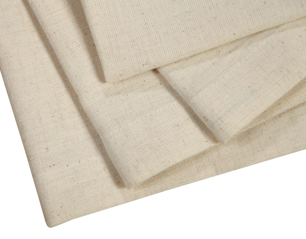 Gfi Linen Club Flax(20% Linen,80% Cotton) Linen Cloth Dinner Napkins With Metered Corners, Pack Of 12, Reusable, Soft Durable, D