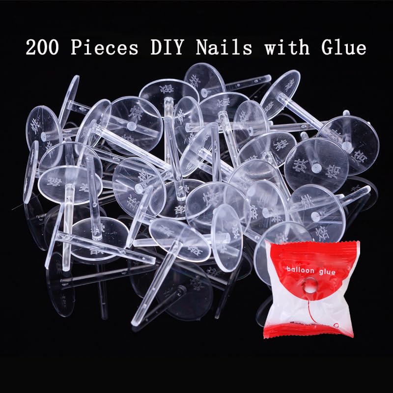 Kowanii Cake Decorating Tips Storage Box Diy Cake Flower Nails For Icing Piping Tips Container 200 Pieces, Not Include Box