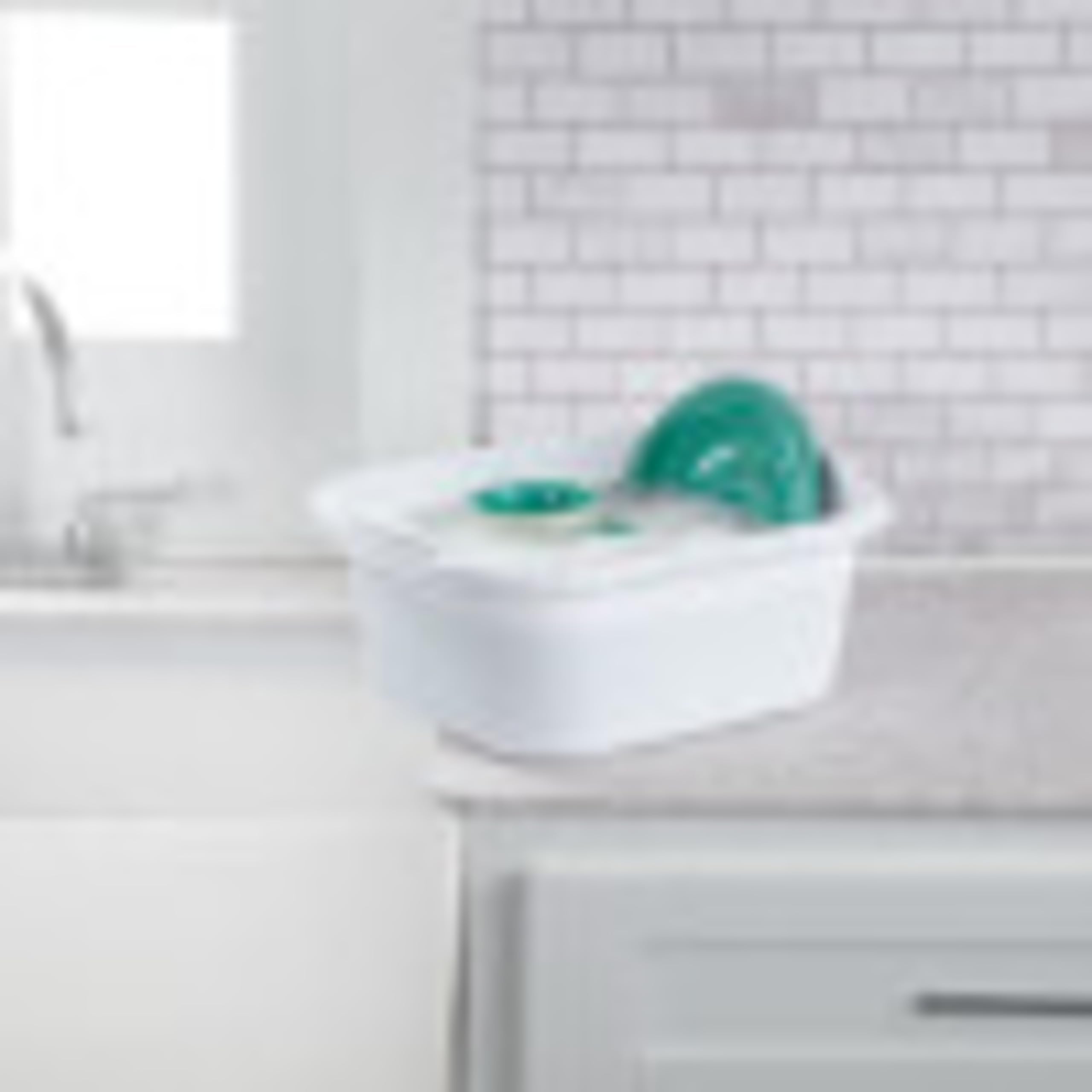 Sterilite 12 Qt Dishpan, Bin Ideal For Soaking And Cleaning Dirty Dishes In The Kitchen Sink, White, 8-Pack