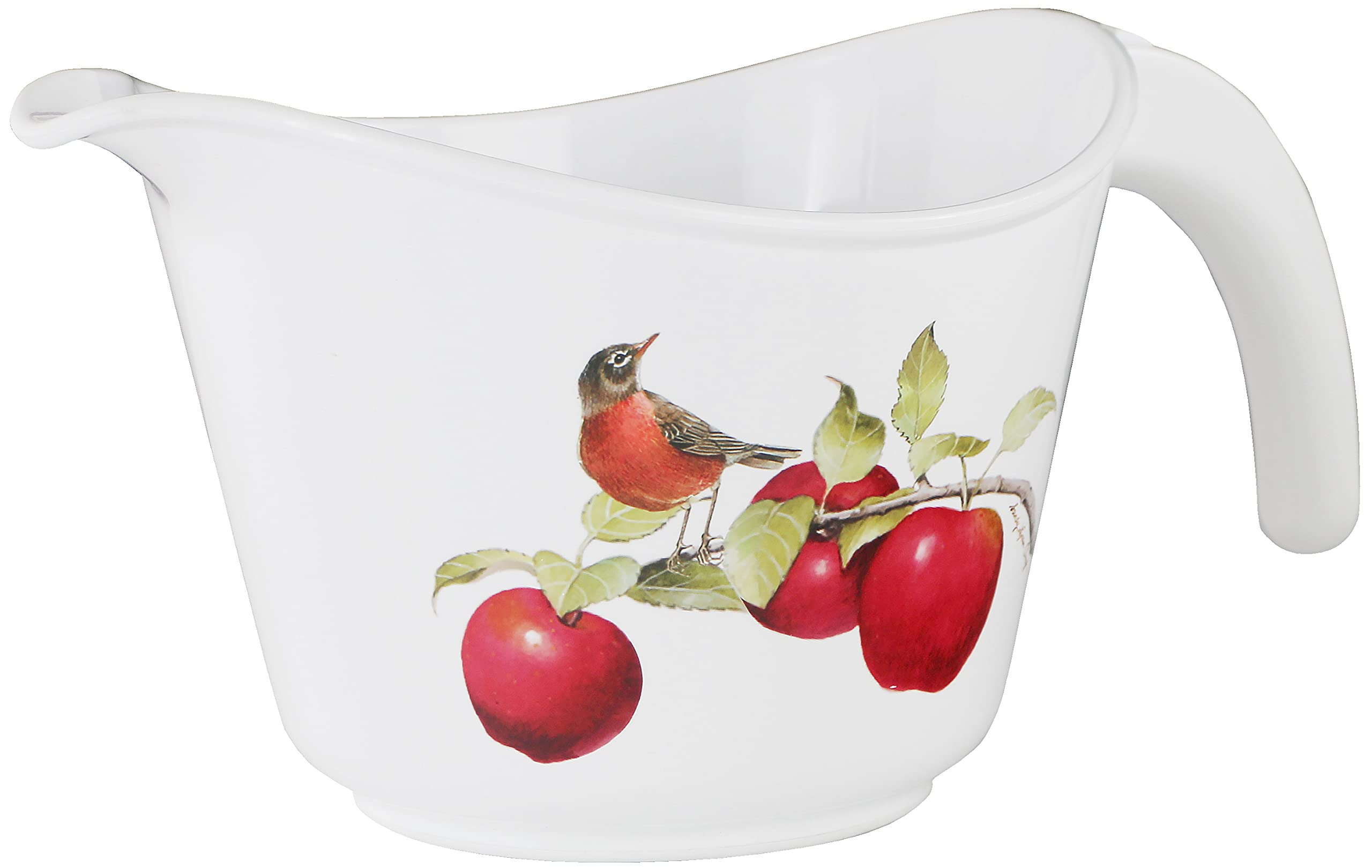 Reston Lloyd, Batter Bowl With Pour Spout, Non-Slip Base, Erogonomic Space Saving Detachable Handle, 2 Qt Heavy Duty Bpa-Free Mi