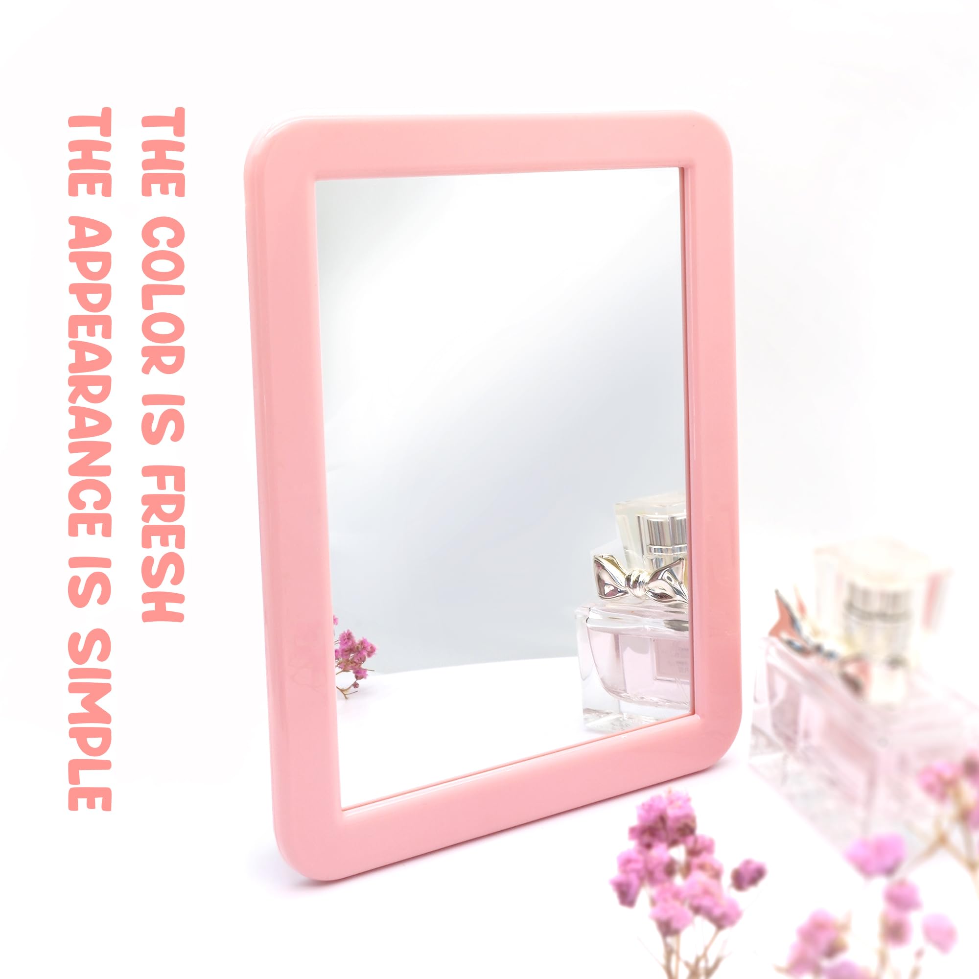 Vermo Magnetic Mirror - 2-Pack Locker Mirror - 5 X 7- For School Locker, Bathroom, Household Refrigerator, Locker Accessory, Wor