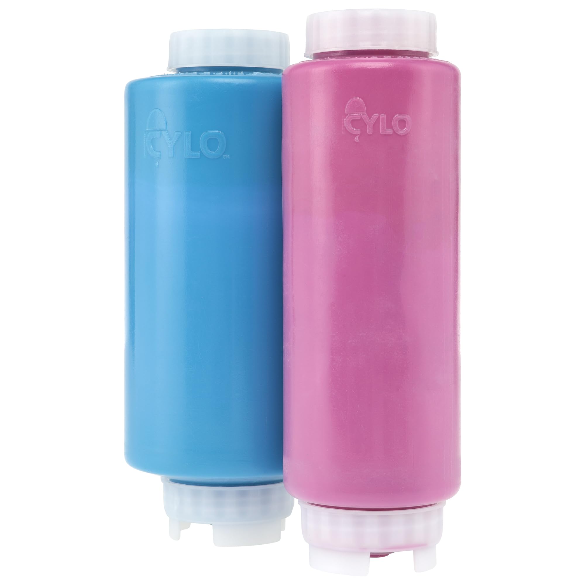 Creative Mark Cylo Fifo Squeeze Bottle -Empty - 12 Pack - 32 Oz. Inverted Squeeze Bottle With Air-Tight Non-Drip Silicone Valve;