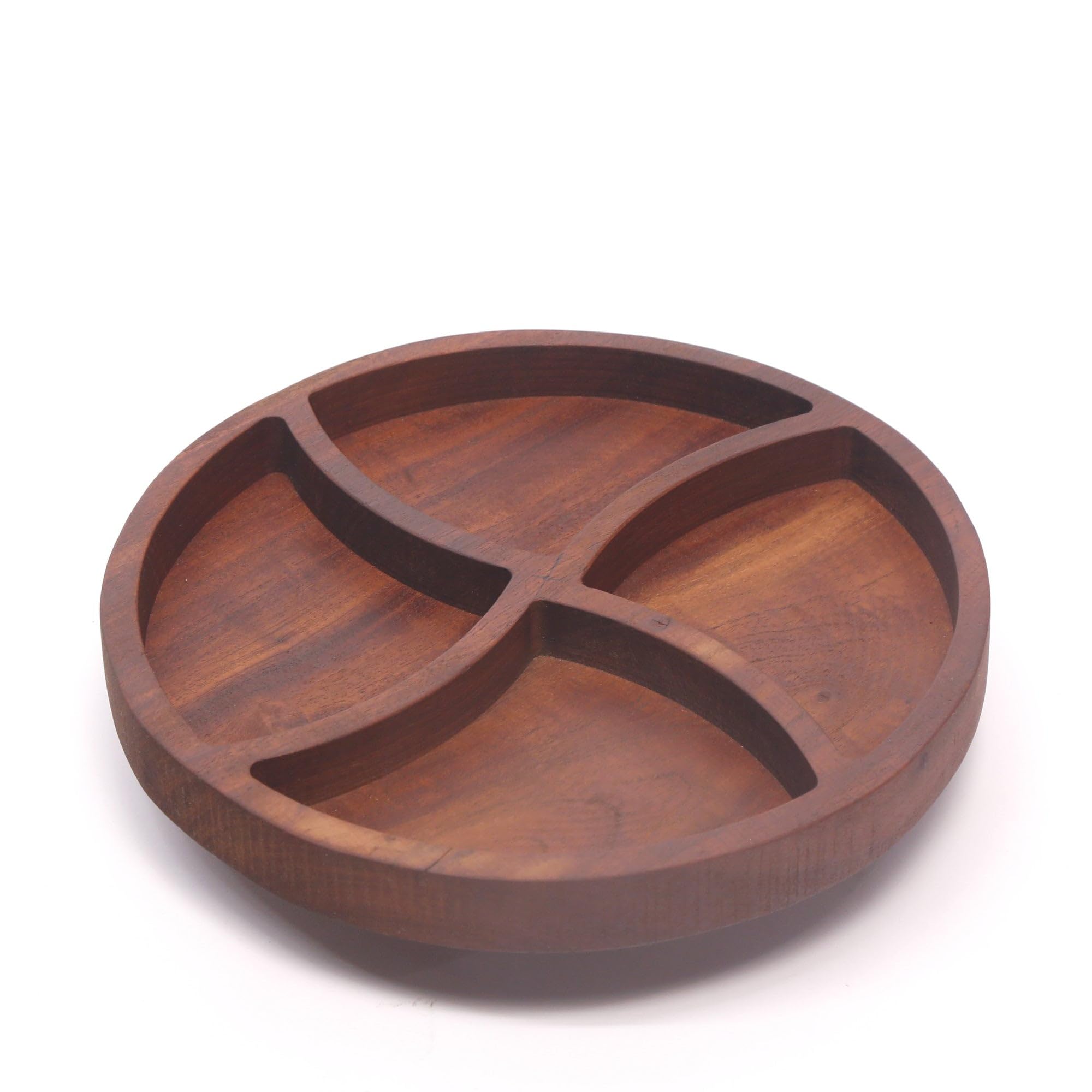 Wood Is Good Wooden Tray Dry Frutits Tary Masala Box For Kitchen Spice Box Storage/Organisers | Anjarai Petti For Kitchen Wooden