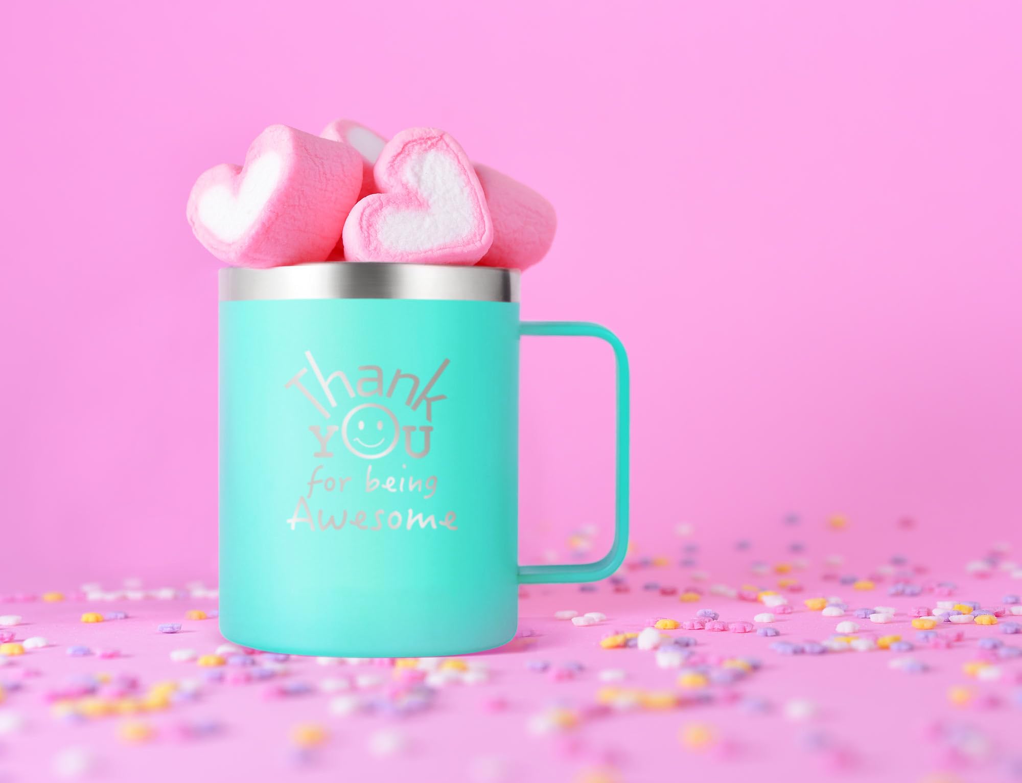 Dloccold Thank You Gifts For Women, Thank You For Being Awesome Mug For Coworkers, Birthday Day Gifts For Women, Employee Apprec