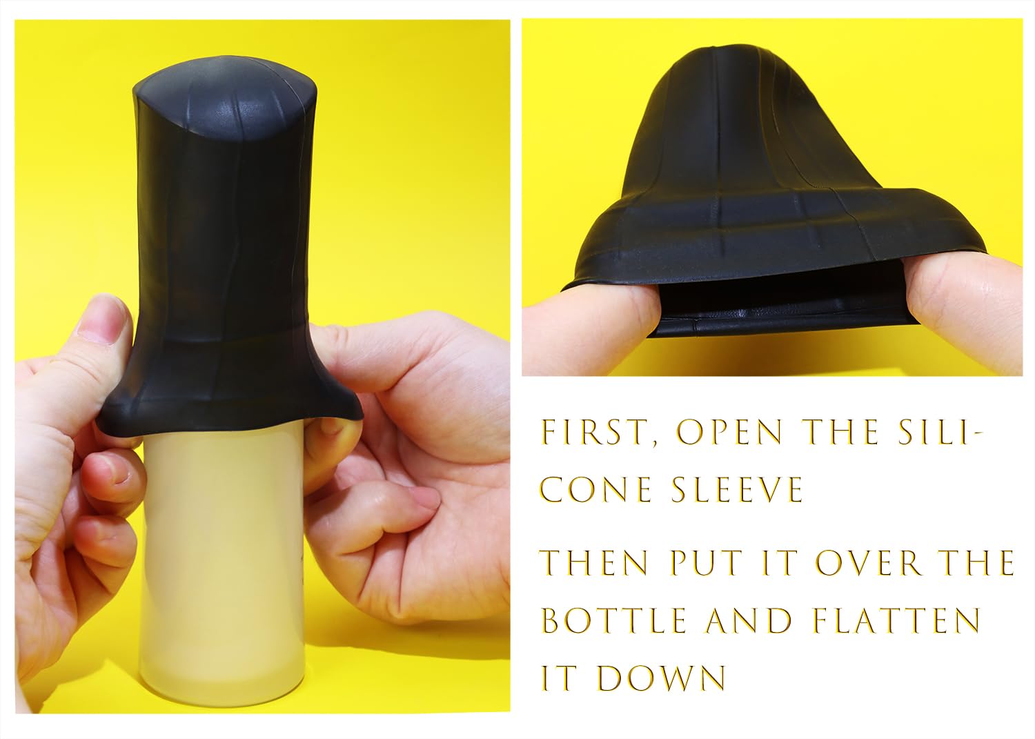 Mini Skater 5Pcs Silicone Travel Bottle Cover Reusable Elastic Sleeve Fit Standard Toiletry Container Stretching Bottle Lid Cap